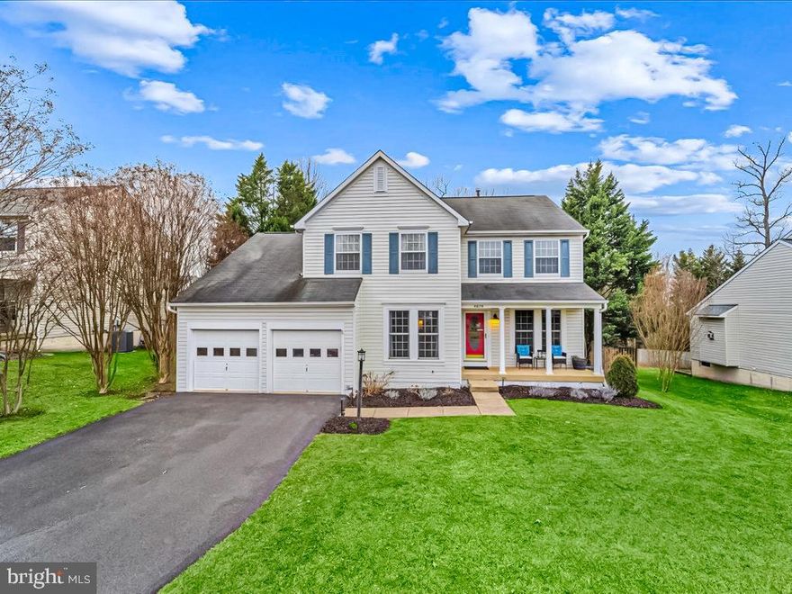 Discover the charm of this inviting 4-bedroom Colonial situated on a spacious .23-acre lot at 9679 Allegro Dr, Manassas, VA. Hardwood floors grace the Study, Living Room, Dining Room, and Kitchen, providing an elegant and comfortable ambiance throughout. The eat-in kitchen is a gourmet's delight with stainless steel appliances, a convenient center island, and a sliding glass door leading to the rear deck—an ideal space for al fresco dining or morning coffee. The Family Room offers a cozy retreat with a gas fireplace and a vaulted ceiling, creating a warm atmosphere for relaxation and entertainment.

The Primary Bedroom is a private sanctuary featuring a walk-in closet, vaulted ceiling, and an ensuite bath for added luxury and comfort. The upper level hosts three additional well-appointed bedrooms, providing ample space for family or guests. The finished basement adds versatility to the property, boasting a large recreation room, an additional den, and a full bath—a perfect area for entertainment, a home office, or potential guest accommodations.

A short drive to the Manassas VRE, historic downtown Manassas, and major commuting routes.
