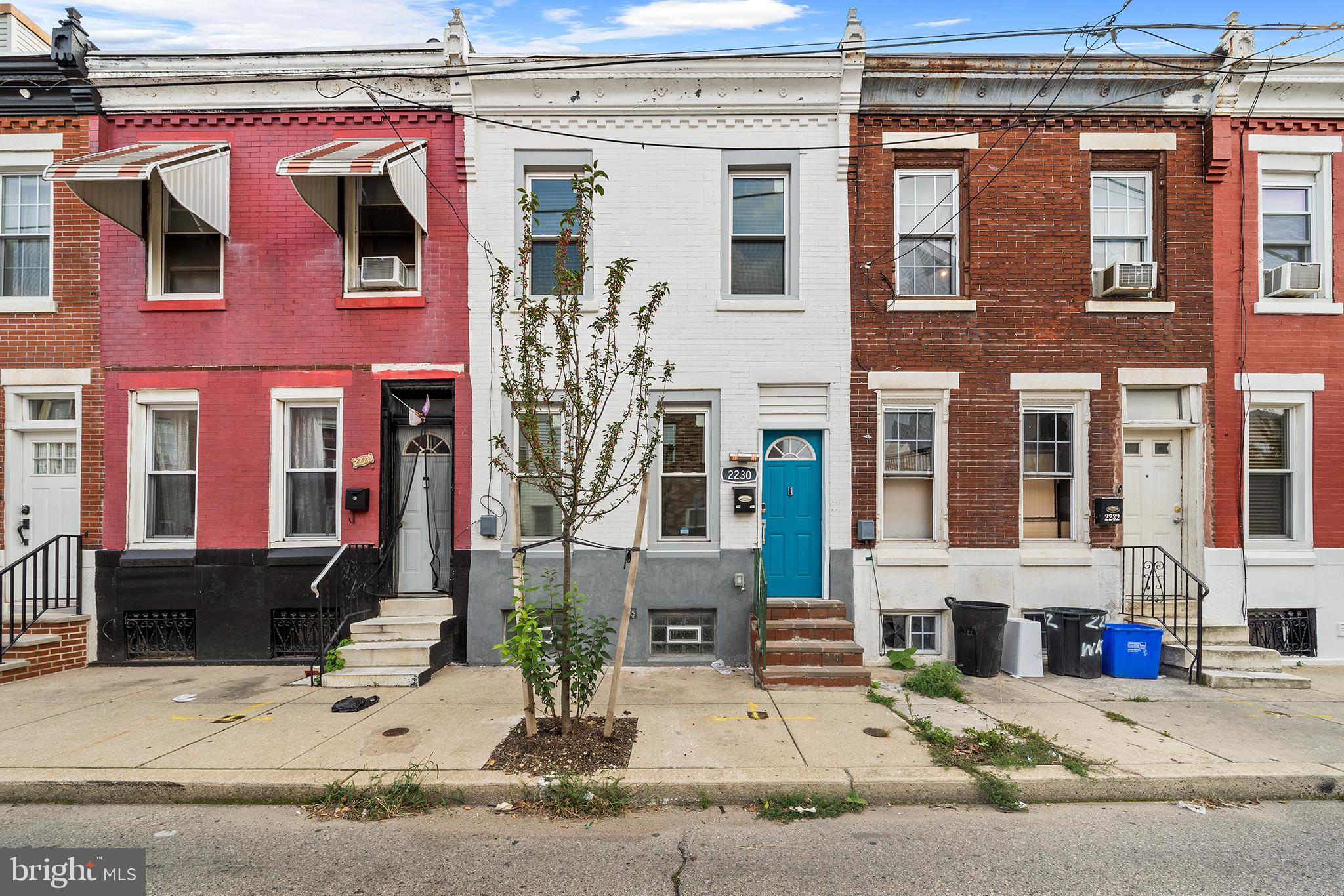 Stunning home in Point Breeze that was renovated 2 years ago. Open floor plan when you first enter the residence, with gorgeous wood flooring and even an electric fireplace with back lighting(perfect for setting the mood after a long day). Gorgeous white cabinets, stone counter tops with marble design and stainless steel appliances is what you will find in the kitchen as you make your way to the back of the first floor. Upstairs you have your master bedroom and 2nd bedroom with a full bathroom. The finished basement is a great space for work from home setup or storage, front loading washer and dryers can be found here as well. If that wasn’t enough this home is also equipped with solar panels for great energy efficiency. Photos taken before the current tenant. Current lease runs through April 1.