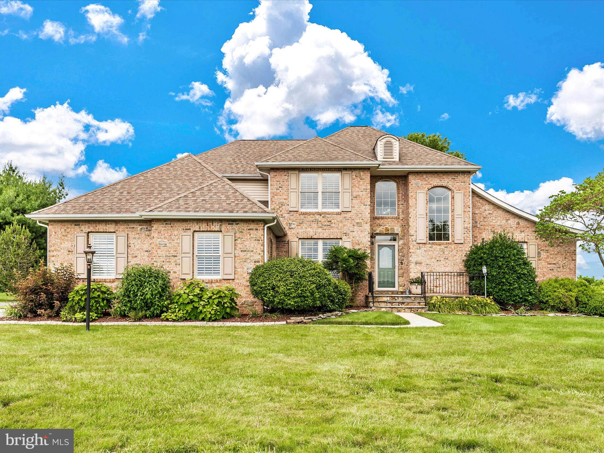 Don't miss your opportunity to own this beautiful, quality, custom built home by Cordell Builders on 1.7 acres. Move in ready for you to enjoy the exemplary features that adorn this home (brick accent wall, two-story luxury tiled foyer, propane gas fireplace, plantation shutters, alarm system, to name a few) with the convenience of a main level primary suite. The upper level boasts three bedrooms and an oversized full bath. The basement is partially finished with a family room and bar area, and a large storage area. Enjoy picturesque views as you entertain or enjoy quiet family time on the veranda featuring a pergola and kitchenette. The rear yard backs up to farmland that is in the Mid Maryland Rural Legacy program. This home will not disappoint. No HOA and no city taxes in sought after Jefferson.