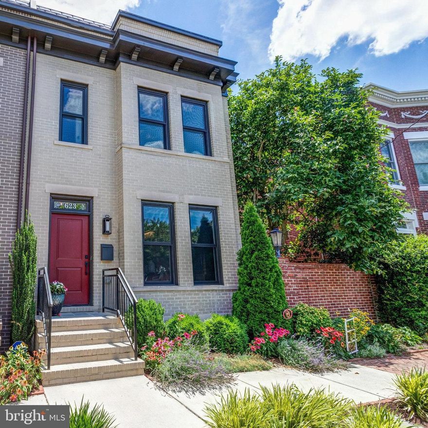 Introducing a stunning 2,775 square foot townhome, located in the highly sought-after Old Town Alexandria district.  Constructed in 2018, this exquisite home boasts an open floor plan with 9-foot ceilings across three levels, offering a spacious and airy ambiance that is perfect for modern living. Nestled in the heart of Historic Old Town, you'll be steps away from the metro, top-rated restaurants, cozy coffee shops, scenic bike paths, dog parks, and the convenience of Trader Joe's. Gleaming hardwood floors flow throughout the home, enhancing its sophisticated charm. The living room features custom-built ins, providing both charm and practicality.  The gourmet kitchen is equipped with high-end appliances, ample counter space, and custom cabinetry, perfect for anyone who likes to cook. The finished basement includes an additional bedroom and a full bath, perfect for guests or as an in-law suite. Enjoy the convenience of off-street parking for two cars, including a 220v charger for an electric vehicle.  Bedrooms come with upgraded closets featuring custom Elfa organization systems, ensuring your storage needs are met with style and efficiency. This home perfectly combines historic charm with modern comforts.