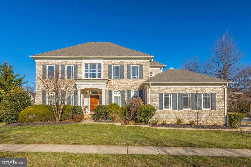 Welcome home to Brambleton!   This home boasts so much natural light and is situated within a cul-de-sac on the largest lot.  This gorgeous and meticulously maintained home was built by GULICK; The Prescott Manor model has upgrades galore!  Nearly 5000 Square Feet, 5 bedrooms and 4.5 full baths with option to enclose study on main level into 6th bedroom and convert half bath to full bath.  Gourmet kitchen has upgraded black galaxy granite, large island, S/S appliances, built in desk, upgraded cabinets, large pantry, gas cooking and window over the sink.  The family room, dining room, breakfast area and laundry room surround the kitchen. The Lower Level includes the 5th bedroom and 4th full bathroom, office/game room, a theatre,  a second gas fireplace and built in bar with more than 1500 SF of living space and has a separate entrance.   Enjoy all Brambleton community amenities - pools, parks, trails, community centers, events - Walk to the Brambleton Town Center or the new Brambleton Library.  Walk to the elementary school!  Community center has a party room, a pool and a playground.  HOA fee includes Verizon FIOS internet and cable.  Master bathroom shower was redone in summer 2020.  Two new HVAC systems in summer 2020.  Freshly painted upstairs.  Homeowner has done a lot to keep up the home in excellent condition.  Smart home, Bose system downstairs and much more!  Window treatments can convey, custom furniture for sale as well.