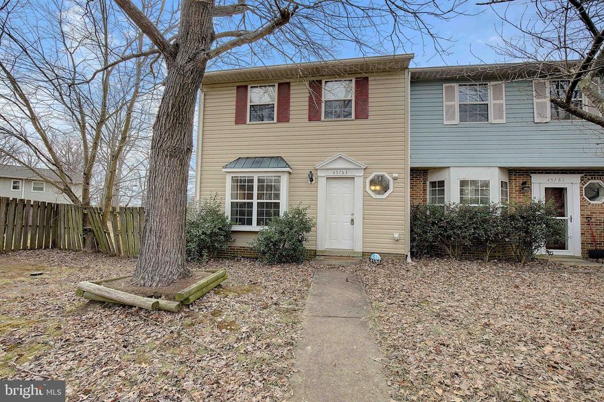 Welcome to this lovely end-unit townhome located in Great Mills, MD. Spanning 1,476 square feet, this two-story residence features 3 bedrooms and 2.5 bathrooms, which is perfectly suited for convenient living. The open living room-kitchen space creates a warm and inviting atmosphere, while the kitchen boasts new appliances, making meal preparation a delight. 

Step outside onto the deck and enjoy the partially fenced yard, a perfect spot for outdoor activities, and it also provides more sunlight through the extra living room windows. The additional attached shed provides valuable storage solutions. This townhome combines traditional charm with modern conveniences for a welcoming family home, so schedule your tour today.