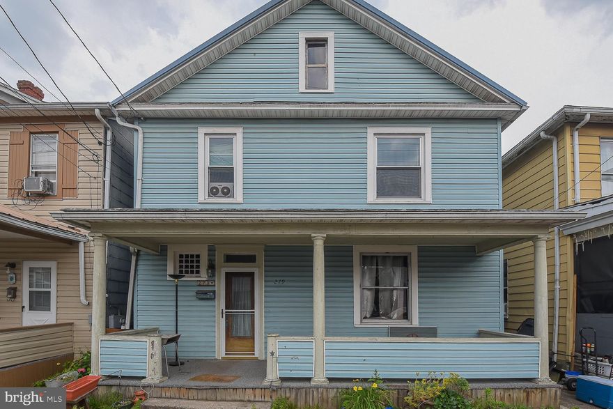 Fantastic 3 bed - 1 1/2 bath traditional home with fully fenced rear yard and off-street parking!  New roof, furnace, and hot water tank are just a few of the major upgrades this one has had!  Enjoy your rear yard and the sound of New Creek in the background from your 2nd story balcony!  Tons of original wood-work remains here--come see it!!