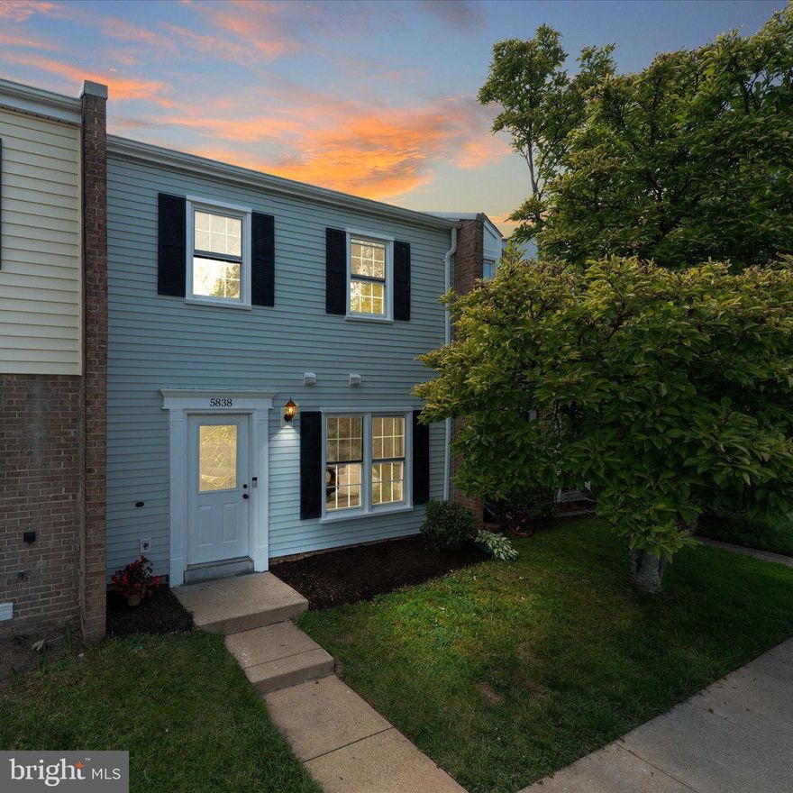 Lovely Move-In Ready Burke Townhome with Wooded Views -  Kitchen and bathrooms renovated in 2026. Fresh paint and carpet. New Fence. New washer, dryer, stove and dishwasher. (Roof 2024) (Water heater 2022). 2 levels of living space. 2 parking spaces (5838). 3 bedrooms, one full and one half bath. Enjoy the patio and yard that backs to Colonel Silas Burke Park. Community playground just down the street. Easy commuter options:  3.5M to the Burke Center VRE and Amtrak Station (with parking garage). 1.4M to Rolling Road VRE Park & Ride. 2.3 miles to Fairfax Co parkway, 3.7miles to the Beltway (495), 8.2 miles to Franconia Springfield Metro. Community is next door to grocery,  dining, and retail.  OWN this home in Burke without a condo fee (HOA is $115 and covers front lawn care and trash removal, community playground, as well as snow plowing).