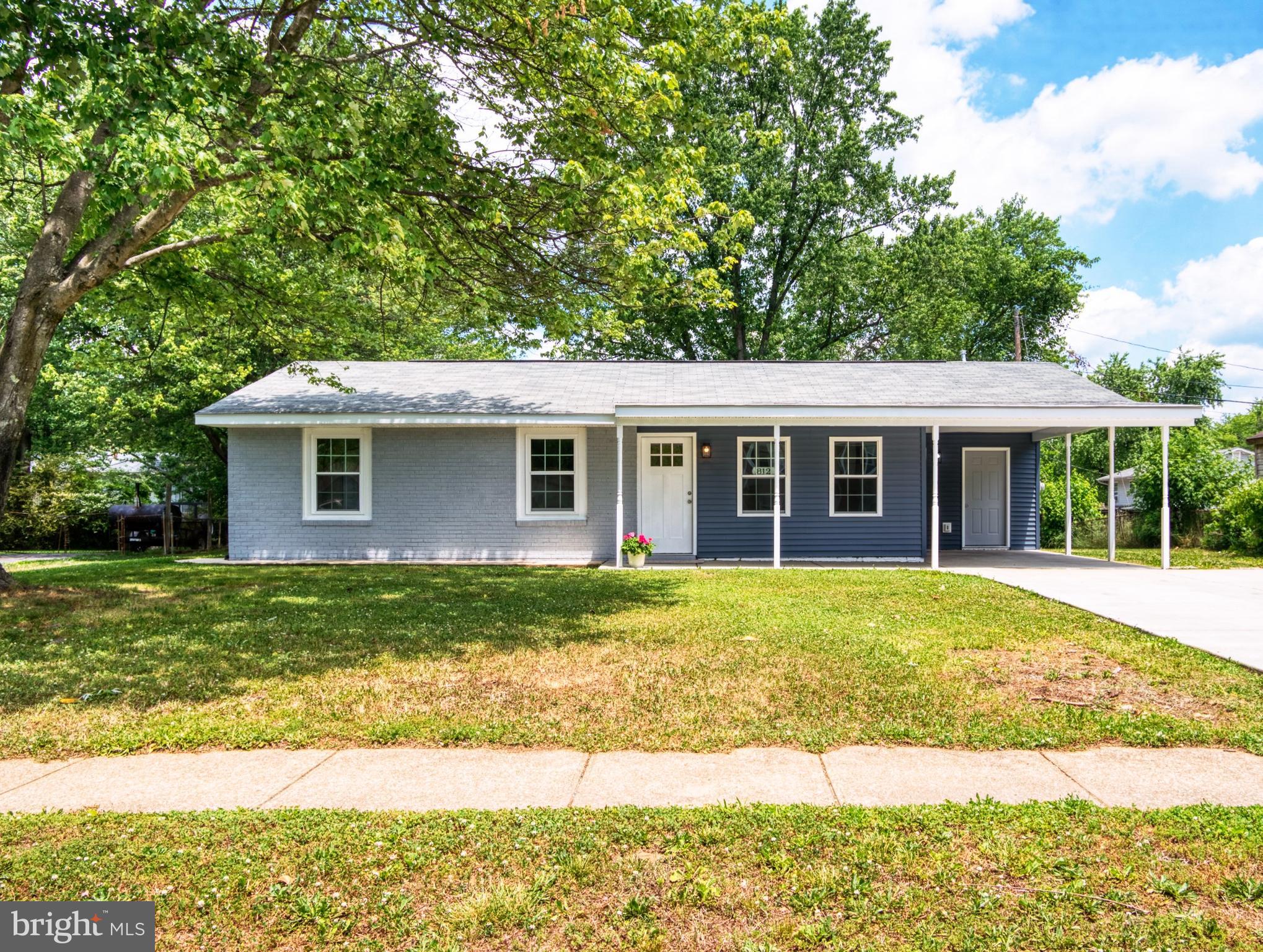 Cute as a Button! This 3-bedroom, 1 bath home is renovated and move in ready. Enjoy the beautifully updated kitchen complete with an Island large pantry, quartz countertop and new appliances. Plenty of table space for the whole family. Fresh paint throughout. Vinyl plank flooring in the main living area and new carpet in all three bedrooms. Maintenance free exterior. New siding with house wrap vapor barrier, soffit, facia boards with aluminum covering, all new windows, and doors inside and out. Brand new HVAC System. All new trim. Complete new porch structure. Roof is only 8 years old. The backyard is fenced with a patio for your summer enjoyment. This beauty could be yours!
