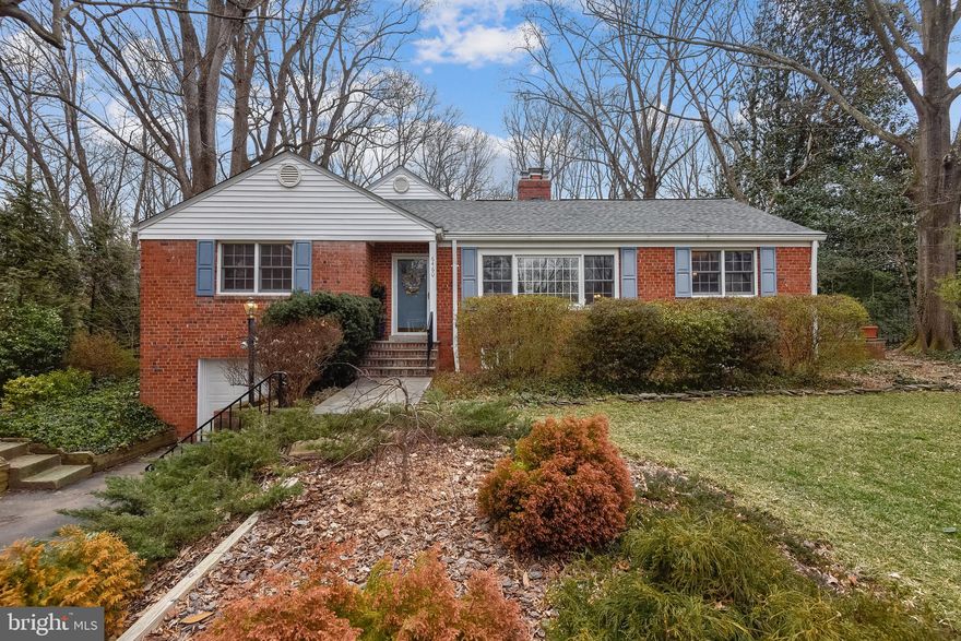 This is one special home - lovingly maintained and updated throughout!  Expanded garage rambler sited at end of quiet street - tucked away in the old Sleepy Hollow neighborhood.  Rear addition with peaked ceilings, newer glass doors with transom to let more of the gorgeous view in to the Family Room and the Primary Bedroom suite. Walk in closets. Extra wide door in primary en suite. Built-in cabinetry in Family Room and  throughout house. Updated lovely bathrooms (one tucked away -just off FR), tray ceiling in LR, large separate dining room with door to stone side patio.  Newer Trek deck - sit out an enjoy all the lovely scenery!  Extra bonus space off front foyer could be home office, sitting room.  Spacious eat-in kitchen has wood floors, tiled backsplash and 2021 appliances - conveniently located next to Family Room and Dining Room.  Three wood-burning fireplaces with charming surrounds/mantels, FR frpl has blower Lower level has large rec room and extra side room for crafting, den, office.  Half bath and large storage room.  Oversized garage with work bench (conveys).  Simply a lovely home, yard and neighborhood! 
Sleepy Hollow has been described as "one of the best kept secrets in Northern Virginia>"  A vibrant community of 325 houses tucked inside the beltway in a bucolic rural refuge of curvy, mature tree-line streets, large wooded lots and a springtime extravaganza of azaleas! For map, history and more info regarding Sleepy Hollow neighborhood go to my website