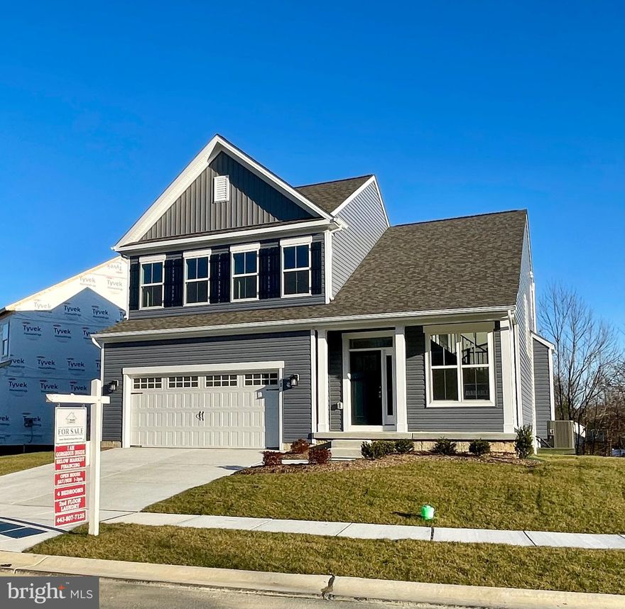 NEW SECTION NOW SELLING -  ONLY 6 HOMESITES ARE  AVAILABLE. Visit our model home at 558 Whimsical Drive

TO BE BUILT- SINGLE FAMILY HOMES  in the Gated community of Bulle Rock . These new homes a Bulle Rock  offer easy access to shopping, recreation and top rated Harford County Schools with close proximity to Route 40 and I-95 . The Tolchester II is an innovative layout maximizing space in all the right places, featuring larger rooms, switchback stairs, additional living space, and expanded kitchen cabinetry. The home offers four bedrooms, two and a half bathrooms, and a two-car garage. Soaring ceilings, generously sized living areas, and a modern eat-in kitchen complete this impressive floor plan.

Visit our Model home at 500 Halma Court.