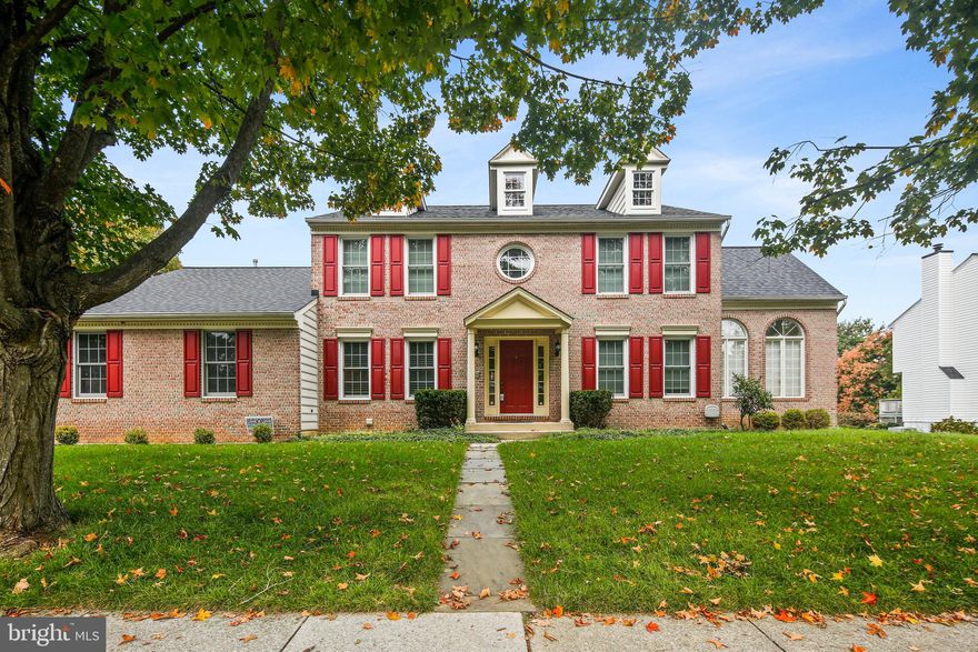 There is not enough to say about this house!  You will love this gorgeous brick front colonial located in Turf Valley Overlook! So many upgrade to include tile floors, awesome gourmet kitchen with quartz countertops, stainless steel appliances including a 36'' gas cooktop! Large family room off the kitchen, cathedral ceilings, gas fireplace. Separtel living room and dining rooms.  New carpet throughout, main level laundry with easy access to the garage. 4 bedroom upstairs including a large main bath with double sink, jetted tub and separate shower.  Basement level is fully finished with an office or game room, 
 full bath and bar area.  Close to shopping, restaurants and more!