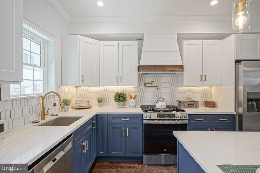 Welcome to 2326 Gerritt Street! Experience luxury city living in this brand-new construction home offering 2,000 square feet of modern design and high-end finishes. This 3-bedroom, 3-bathroom property features an open floor plan, quartz countertops, stainless steel appliances, LED lighting, and dual-zone HVAC for year-round comfort. The fully finished basement with a full bathroom adds valuable flex space for a guest suite, office, or home gym. Step outside to enjoy four private outdoor areas—including a rooftop deck with stunning panoramic views of the Philadelphia skyline and a balcony off of your primary bedroom also offering beautiful skyline views, bringing the city into your daily routine. Perfectly positioned in the heart of Point Breeze, this home is just one block from Wharton Square Park and minutes from Rittenhouse Square, East Passyunk, the Stadium District, and major thoroughfares. Whether you're commuting, entertaining, or unwinding, this location delivers unmatched access and convenience. 10 Year Tax Abatement approved! Don’t miss your opportunity to own a beautifully built home with incredible outdoor spaces and unbeatable city views. Schedule your showing today!