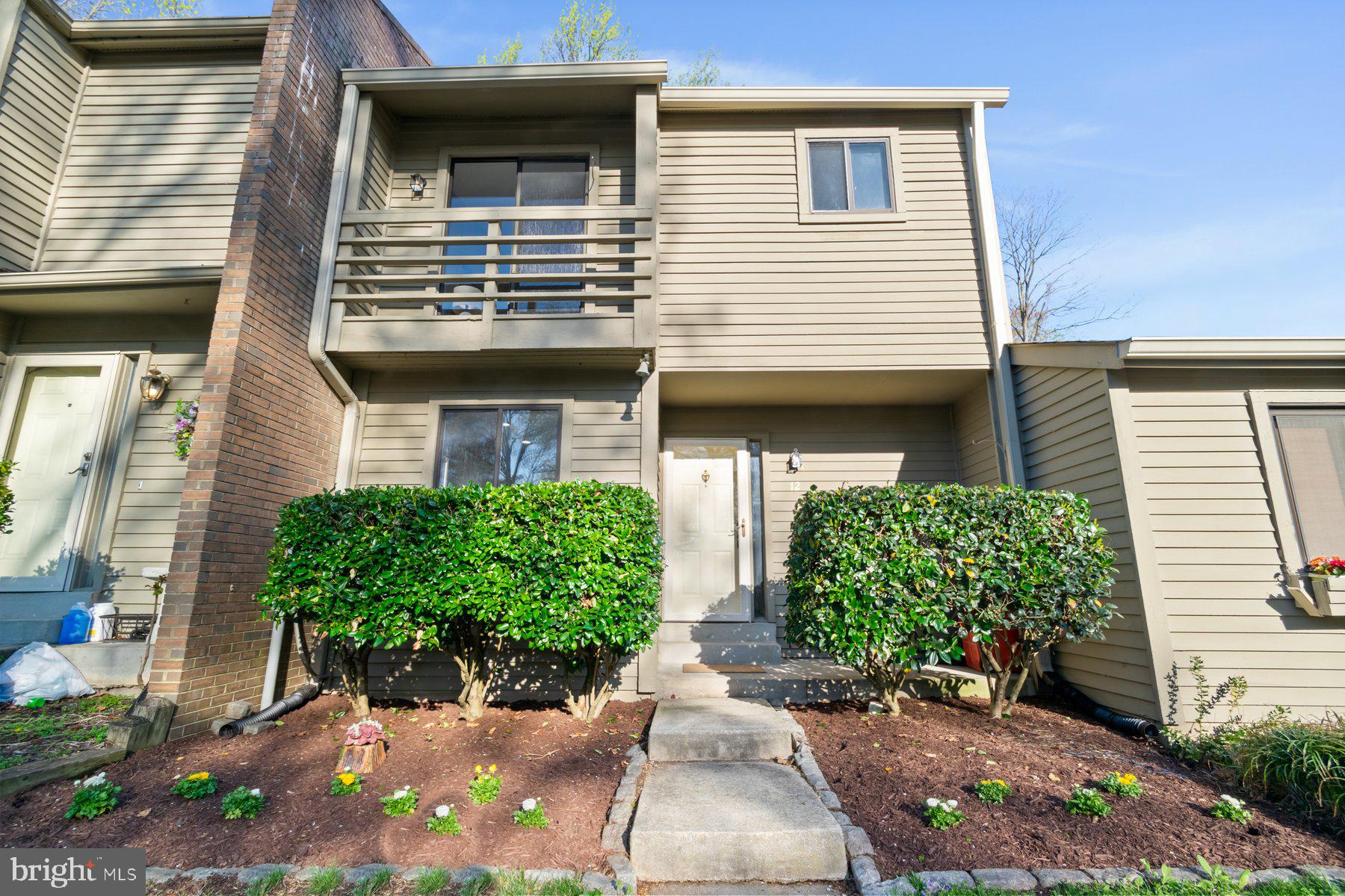 Welcome to 12 Belvedere Court at the Landings Community of Annapolis, only 4 miles away from Downtown Annapolis! This unit was updated and is in move-in ready condition. As you enter the property, you will find yourself in the hallway, to the left of which is the eat-in kitchen and on the right of the hallway is the powder room, tucked away from the living spaces of the main level. The open dining room/family room combo with wood burning fireplace can easily fit oversized furniture without sacrificing the space. Through the updated slider, one can access the back yard, perfect for summer gatherings. Master bedroom and 2 guest bedrooms are located on the upper level. The impressive size of the master bedroom, coupled with balcony, vaulted ceilings, double wall closet, and expanded vanity add a significant amount of volume to the room, making it feel larger and more spacious. The secondary bedrooms are of a good size and share the hallway bathroom. Basement is a clean canvas and can be used as-is, or finished to your liking. Recent updates and upgrades completed in 2025: fresh custom paint throughout the house; added recess lighting throughout the main level, added lighting in secondary bedrooms; new carpet upper level and stairs; new LVP flooring main level; new slider; new storm door; basement waterproofing; front yard landscaping. The Landings is a highly desirable place to live and is an attractive Annapolis house rental location with tennis courts and two outdoor swimming pools, just a short drive away from Truxton Park where the headwaters of Spa creek make great paddling waters. Another bonus is that the community is located less than a mile away from Clock Tower Plaza, 2 miles from Giant plaza with multiple other shops and restaurants, 4 miles from Downtown Annapolis, 5 Miles from Annapolis Harbor Center and 6.5 Miles from Annapolis Mall. Short driving distance to the Naval Academy and Fort Meade, NSA. Conveniently located between Baltimore and Washington, DC.