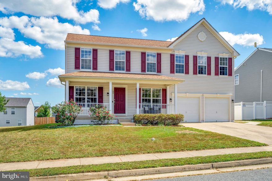 Charming Colonial Retreat at 33 Summerfield Lane, Fredericksburg, VA 22405

Nestled in the heart of Fredericksburg—perfectly positioned midway between the vibrant energy of Richmond and the bustling corridors of Washington, D.C.—this exquisite 4-bedroom, 2.5-bathroom Colonial-style home at 33 Summerfield Lane offers the ideal blend of timeless elegance and modern convenience. Built in 2003 and spanning an inviting 2,544 square feet, this gem resides in the desirable Stratford Place subdivision, where tree-lined streets and a strong sense of community create a serene suburban escape.

Step inside through the welcoming foyer and be captivated by the light-filled, open-concept main level. The formal living and dining rooms frame the heart of the home: a spacious eat-in kitchen boasting granite countertops, black stainless steel appliances, and ample cabinetry,. Adjacent, the cozy family room features a gas fireplace, ideal for cozy evenings, and flows seamlessly to the rear deck and brick paver patio overlooking a lush, partially fenced backyard oasis—your private canvas for gardening, play, or al fresco entertaining.

Upstairs, the master suite serves as a tranquil retreat with its vaulted ceiling, generous walk-in closet, and luxurious en-suite bathroom complete with dual vanities and a gorgeous oversized glass-enclosed shower. Three additional well-appointed bedrooms and a central flex space, share a full hall bathroom, providing ample space for family, guests, or a home office. A convenient powder room on the main level ensures effortless hosting.

This home's thoughtful design extends to practical living: a two-car attached garage offers storage galore, while the unfinished basement presents endless potential for customization—a media room, gym, or additional storage. Energy-efficient updates, including newer HVAC and windows, keep comfort year-round without compromise. Recent upgrades include new paint, LVP and carpet flooring Aug 2022; air duct cleaning Oct 2023; new tankless water heater Feb 2024; master bathroom remodeled May 2025, upstairs hall bathroom remodeled Sep 2025; new exterior paint Sep 2025; new interior black door hardware Sep 2025.

Location is everything, and 33 Summerfield Lane delivers. You're mere minutes from the Leeland Station VRE commuter rail for an easy 60-minute ride to D.C., with quick access to I-95 for seamless travel. Downtown Fredericksburg's charming shops, acclaimed restaurants, and Civil War-era landmarks are just a short drive away, complemented by nearby parks, top-rated schools in the Stafford County district, and recreational hotspots like the Rappahannock River for kayaking or trails at Fredericksburg Battlefield.