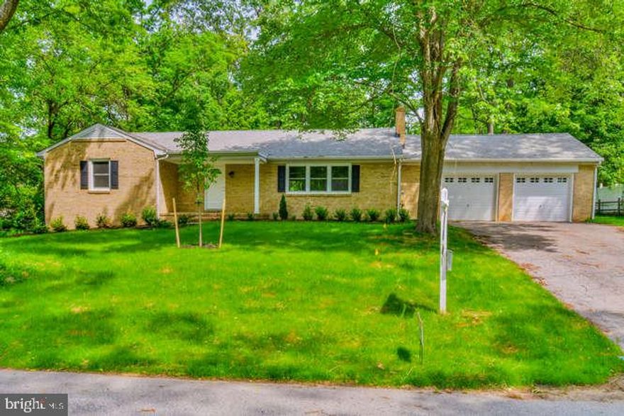 FANTASTIC!!! Rancher with full finished basement AND TRUE MASTER BEDROOM WITH BATH, Brick exterior, NEW septic, loaded with NEW upgrades, NEWLY refinished hard wood floors, master bedroom with NEW bath, NEW windows, NEW paint, NEW carpet and pad, NEW ceramic tile, back splash and shower,  NEW just finished basement, great yard very level and usable (possibly room for future pool) , located close to shopping and major transportation. Builder even rehabbed the storage shed  .