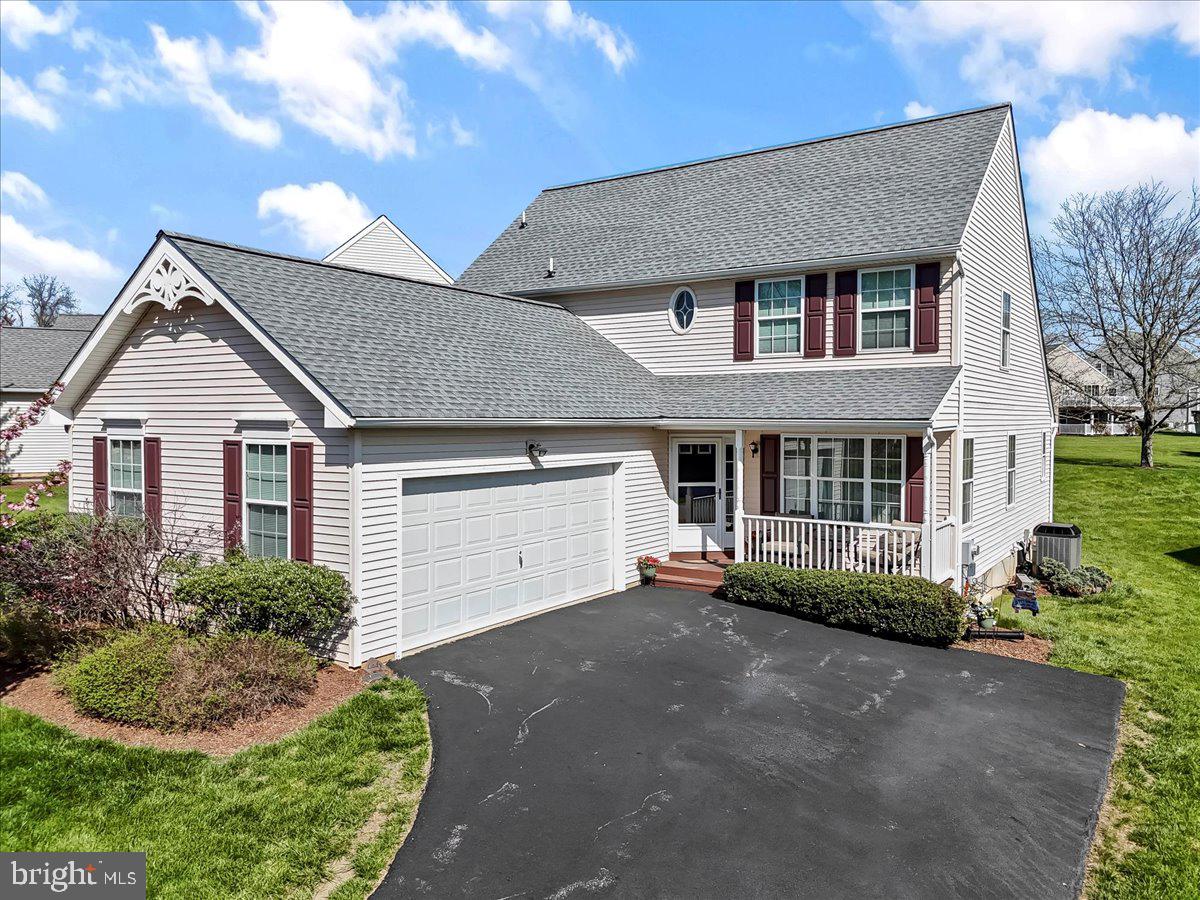 Welcome Home!
Located in the “Villages at Penn Ridge” is a quiet and welcoming 55+ community, beautifully maintained home offers a spacious and thoughtfully designed layout with numerous upgrades and extras throughout.
This home features 2 bedrooms, a versatile loft, and an expanded kitchen and primary bedroom by an additional 2 feet, providing even more comfort and room to enjoy daily living.
The first floor features a welcoming hardwood floor entryway that opens to neutral carpeted living and dining rooms, as well as spacious primary bedroom. Additional highlights include first floor half bath, mudroom/laundry complete with washer and dryer and direct access to a two-car garage.
The first-floor primary suite is a peaceful retreat, complete with a walk-in closet and private ensuite bathroom featuring a walk-in shower. Enjoy entertaining in the updated kitchen featuring modern appliances featuring electric oven/range, hood, refrigerator, dishwasher and luxury vinyl flooring.
Upstairs, a versatile loft offers additional living space/bedroom or office space. The second bedroom features both a walk-in closet and a standard closet, providing ample storage. A full bathroom with a tub/shower combo completes the second floor, offering comfort and convenience for guests or family members.
The unfinished basement offers a newly updated water heater, heating system and air conditioning unit. Also, plenty of storage space and potential for future expansion. Updated roof.
Enjoy outdoor living with front and back decks -perfect for relaxing and entertaining. The two-car garage provides ample parking and storage. Plus, this home is close to shopping, making this the ideal location for convenience and comfort.
The association clubhouse is right around the corner offering a hub for fitness and community social gatherings. This home is convenient for DE/PA road and shopping destinations. Such a beautiful and peaceful Community!