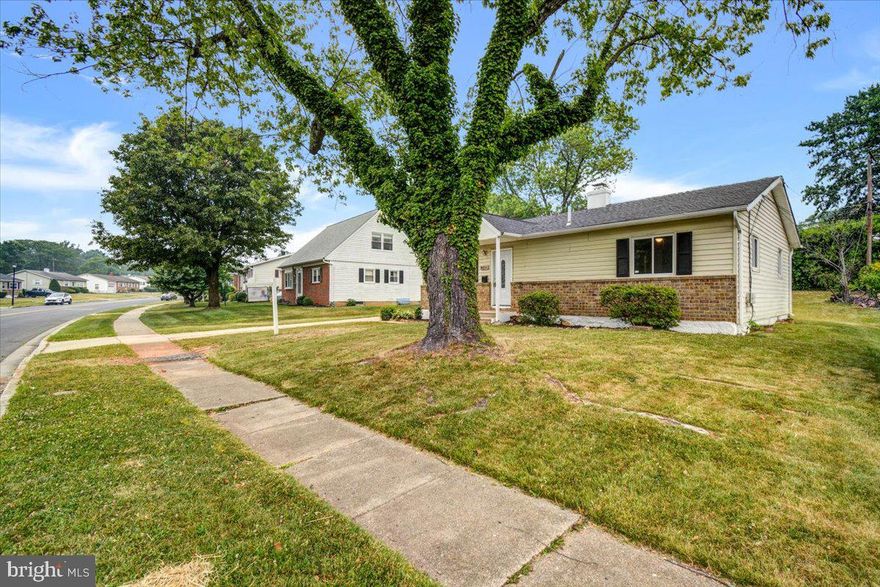 Gorgeous renovated this brick/Siding-front single family offers 4 bedrooms, 3 baths. The front yard invites you into this home boasting  freshly painted walls, and a living room, followed by a fully appointed kitchen with granite countertop and appliances, loads of cabinet space, and ample counter and prep area, The upper level is where you find comfort in the bedrooms to relax and refresh. The deck at backyard provide an opportunity to enjoy and regroup. With plenty of storage space, the partially finished walk-up lower level . This home is conveniently located near big shopping, recreation areas, and major commuter routes like 695, 95 40, and much more!