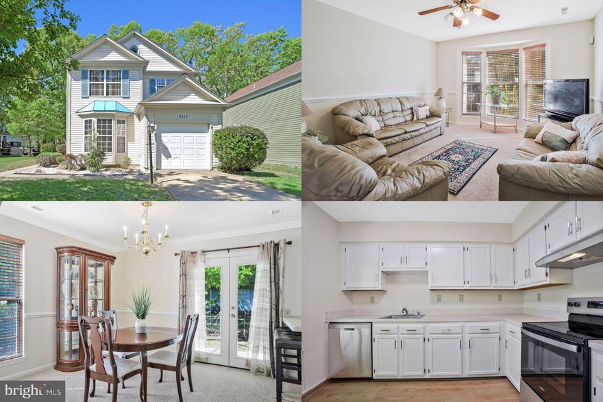 Located in the peaceful and established St. Charles community, this charming home offers a quiet cul-de-sac setting, ideal for those seeking comfort and convenience. The cozy breakfast area provides a perfect spot to start your day, while the spacious dining area invites meals and gatherings. An attached garage offers secure parking and additional storage space, making everyday life a little easier. This home is just minutes from major highways, offering easy access to Washington, D.C., Alexandria, and other regional hubs for work and leisure. Nearby St. Charles Towne Center offers a variety of shopping, dining, and entertainment options, making errands and outings more convenient. The neighborhood is ideal for those seeking a safe, connected community. Whether enjoying the nearby parks, walking trails, or recreational facilities, you’ll appreciate the active lifestyle the area promotes. With a thoughtful layout and ample space, this home is designed for both relaxation and entertaining. Photos may be virtually staged