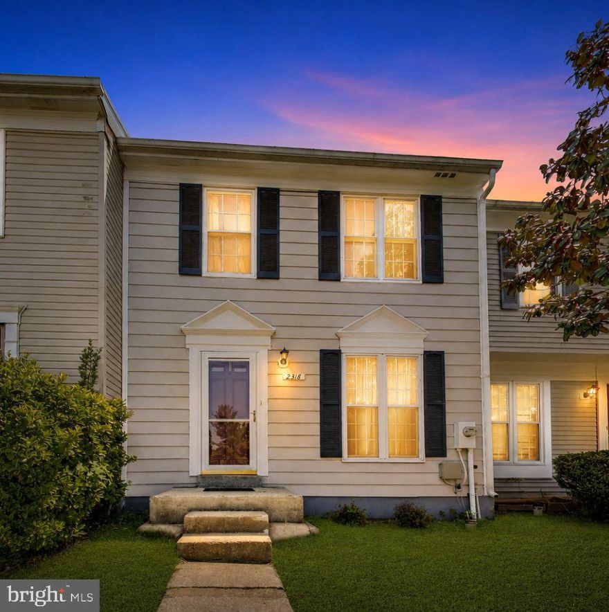 Don't miss this updated Bowie townhome offering 3 bedrooms, 2 full bathrooms, fresh improvements, and a convenient location close to many of Bowie’s most popular amenities. The main level features new luxury vinyl plank flooring and a comfortable layout with an open living room, a separate dining area, and a fully equipped kitchen with a built-in breakfast bar. The dining room includes a sliding glass door that opens to the rear deck, creating an easy flow for everyday living, entertaining, and outdoor relaxation.

The upper level includes a spacious primary bedroom with a ceiling fan and private access to the updated hallway bathroom. Two additional bedrooms offer wall-to-wall carpet and ample closet space, providing flexibility for guests, a home office, or additional living needs. The full hallway bathroom has been recently updated with a new bathtub/shower combination and tile surround, giving the upper level a clean, refreshed feel.

The finished basement expands the living space with a large recreation room featuring luxury vinyl plank flooring, fresh paint, recessed lighting, and plenty of room for relaxing, entertaining, or creating a media/game area. This level also includes a second full bathroom, a convenient laundry room, additional storage, and walkout access to the backyard.

Outside, the freshly stained rear deck overlooks an open common area, offering a nice setting for grilling, outdoor dining, or simply enjoying some extra privacy. The location is another major advantage, with close proximity to shopping, dining, Bowie Town Center, Allen Pond Park, and the Bowie Performing Arts Center. Commuters will appreciate quick access to Route 50, Route 301, and Route 197, making travel to Washington, D.C., Baltimore, Annapolis, and surrounding areas more convenient.