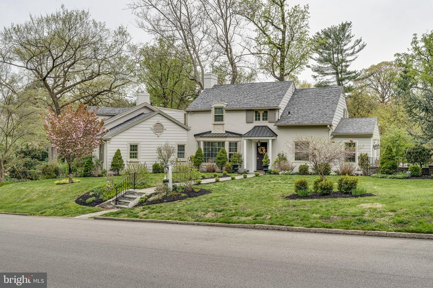 Welcome home to 301 McClenaghan Mill Road.  The minute you walk into this impeccably designed home, you will fall in LOVE! This picturesque 4 bedroom, 3 bath home is situated in coveted Northside Wynnewood boasting over 3,400 square feet on a sprawling .65 acre corner lot. As you walk down the beautiful walkway off of Montgomery School Lane, enter the home to see how the current owner has blended modern amenities with exceptional historic architecture.  To the right, you will find a completely renovated open concept gourmet kitchen looking out to a breathtaking view of the spacious backyard! The kitchen boasts soaring vaulted ceilings, white cabinetry, stainless steel appliances, brand NEW quartz countertops (being installed this week), and a custom wood island with gorgeous windows overlooking the  outdoor oasis.  This open concept area is complete with a large dining space, gorgeous light fixtures, custom designed ceiling and moldings, and abundant storage. To the left of the center hall you will enter a large living room with custom built in shelving and a stunning gas fireplace trimmed in custom tile work.  The first floor continues as you flow through a wide entryway to the original footprint of the home.  You will find a first floor bedroom (or home office), a new full bathroom with all the modern amenities, laundry room and another very large living area with ornate windows and details!  Stairs from this room lead to another bedroom and bathroom. The main second floor includes a master bedroom with a master bathroom.  The second floor hosts another bedroom with ample closet space.  Hardwood floors throughout the home.  The fully fenced in backyard is perfect for everyday living and is an entertainer’s delight! Enjoy the outdoor gazebo from warm Spring Summer nights to cool Fall evenings.  The backyard is truly your own private oasis!  The basement is perfect for storage, or can be turned into a playroom or home office space. The basement leads directly to the THREE car garage.    This home has been meticulously maintained and renovated by its current owner for 12 years. 301 McClenaghan Mill Road is located in an ultra convenient location with just a short walk to Suburban Square, Trader Joe’s and Whole Foods. Plus, this location is just a little over a mile to two different SEPTA stations for a short ride to Center City! Situated in the Lower Merion High School Choice area, 301 McClenaghan Mill Road is a special GEM that you will not want to miss!