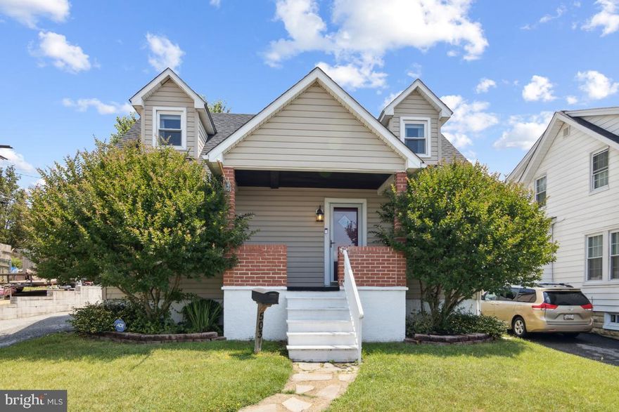 Perfectly maintained and renovated home.  Covered front and rear porches.  Fenced rear yard with above ground pool and decking.  Shed and nice level yard.   Family room can be used as an office or dining room...your choice.   Renovated kitchen with stainless appliances and quartz counter tops, hardwood floors on main level.  Renovated full bath on main level, shower and flush in lower level.  Large rec room in lower level with walk up and out stairs.  Magnificent views of the harbor and skyline!!  Driveway for off street parking.  See downloaded documents on Bright for seller improvements.