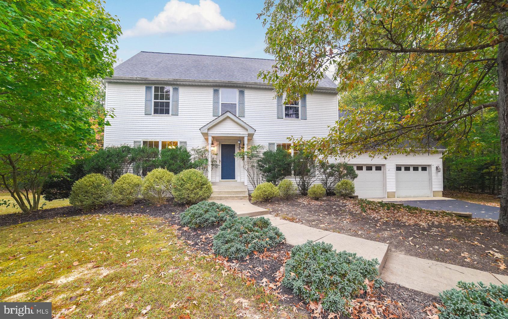 Beautiful Colonial nestled on 2 acres in northern St. Mary's County/Mechanicsville. There's not a small room in the house!! The original owner of this well cared for, energy efficient, and properly maintained home is downsizing and staying local. The house which was built in 1995 and sits on a flat 2.1 acre lot with 320 feet of road frontage and a cul-de-sac at either end. It's centrally located 40 min to NAS PAX, 30 min to Waldorf, and 25 min to NSWC Dahlgren. The exterior construction is 2x6 which translates in to 50% more insulation in the exterior walls! The eat-in kitchen is huge and there's a separate dining room. The 1st floor family room measures 16 x 24 and has two ceiling fans. There are three large bedrooms on the second floor each with a ceiling fan and ample closet space (2 walk-ins in the MBR). There are 3.5 bathrooms (2 on the upper level, 1 in the basement, and a 1/2 bath off of the kitchen), and a finished basement with a 2nd family room, laundry room, a den, and plenty of additional closets throughout. The 500+ sqft multi level patio in the backyard is perfect for grilling and entertaining. The HVAC was upgraded with a new Trane system (15 Seer heat pump and matched air handler) in 2008. The kitchen was completely remodeled with all new Whirlpool appliances, a Dura-ceramic tile floor, and granite in 2012. The roof was replaced (complete tear-off) with 30yr architectural shingles in 2015. The carpet in two of the bedrooms was replaced in 2016 and the carpet in the den was replaced this year. The barn style shed in the backyard is 10x16. The attached garage is 24 x 26 and has a floored attic with pull down stairs. The detached carport was built in 2018 and measures 24 x 32 with a 12 ft ceiling- plenty of space for your boat/rv/camper/toys. Please call showing service to make an appt today.