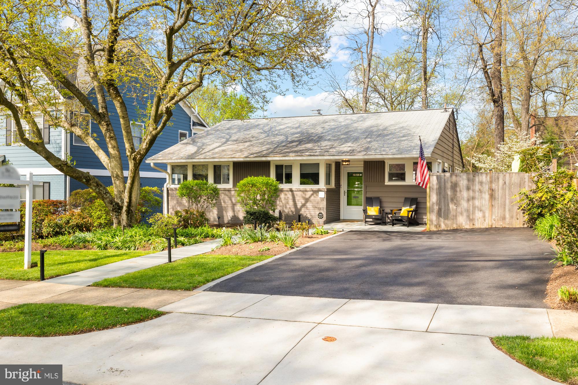 Seller will look at offers, if any, on Wed April 23, after 6:00 pm. Please let me know if I should expect one from you.
Welcome to this delightful 3-bedroom, 2-bath rambler with a daylight walk-out basement, nestled in the coveted community affectionately known as Wyngate. Since its purchase three years ago, this home has undergone numerous improvements, enhancing its charm and functionality. With 2,298 square feet of beautifully illuminated living space, this home offers a bright and inviting atmosphere, thanks to its abundant windows and window walls.
As you arrive, you'll appreciate the convenience of your own driveway and the elegance of the pristine bluestone walkway leading to your covered porch. Rest your packages on your Adirondack chairs as you open the front door to a welcoming foyer and closet. From here, gaze through the home to the expansive back wall of glass windows and doors, which unveil a large deck outfitted with market lights for the evening, and a backyard, beckoning you to explore the mature garden below, bursting with perennials.
If you can resist the temptation to venture outside, you'll find the galley kitchen to the right, featuring ample cabinetry, a breakfast bar, a door to the side yard (perfect for a grill), and a Viking range and hood among your stainless steel appliances. The L-shaped living and dining room, with its seamless view of the outdoors, provides a relaxing atmosphere for time alone or with guests.
The main level boasts 3-year-old luxury vinyl plank flooring, combining style with easy maintenance. Down the hall to the left, discover two nicely sized bedrooms with generous windows, an updated bathroom with a new window, and a door leading to the lower level.
Head down the stairs and you'll discover both levels have radiant heated flooring for cozy comfort, complemented by a 3-year-old complete HVAC system housed in the accessible attic. On the lower daylight level, you'll find a spacious recreation room with ceramic tile flooring, that is currently used for an office and gym, but could be used for a playroom or a family room, as well. This bright, fun space offers a wall of windows, a door to the patio, a fireplace, a full bathroom, a third bedroom, a designated laundry room, and a utility room where the boiler for the radiant heat flooring and tankless hot water heater live.
Walk out the lower level door, across the hardscape patio to smell the flowers! The fully fenced-in backyard is a garden with paths and a fire pit and a shed for gardening supplies. You may discover a new hobby!
This move-in ready home is within the boundaries of some of the area's best schools, just blocks away from North Bethesda Middle Sch and Wyngate Elem Sch.
It is also located 1.5 miles to NIH and to Johns Hopkins Suburban Hospital, and is very close to the entrance to 495 and to downtown Bethesda.
Come see for yourself. Seller will look at offers, if any, on Wed April 23rd after 6 PM.