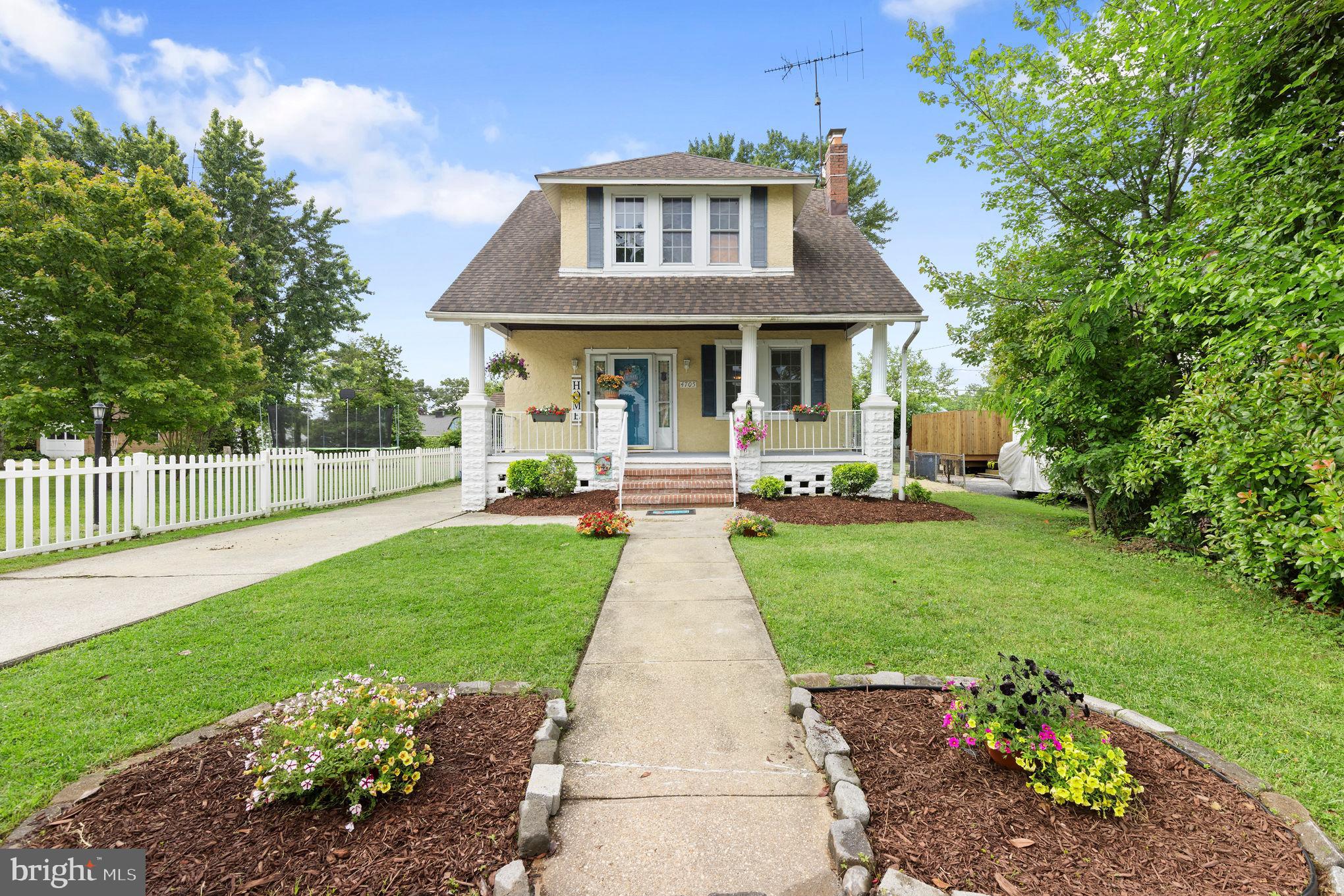 Located in the Kenwood community of Baltimore, this 3-bedroom, 2.5-bath home offers timeless charm on a spacious 0.465-acre lot with the possibility to subdivide! From the moment you arrive, original details like hardwood floors and a decorative brick fireplace hint at the character within. The generously sized kitchen provides plenty of space to gather and grow, while a composite deck out back invites easy outdoor living. Downstairs, a partially finished basement with full bath adds extra flexibility for storage, recreation, or creative use. A separate driveway leads to the detached garage, adding convenience and functionality. This home blends old-home warmth with future potential—inside and out.