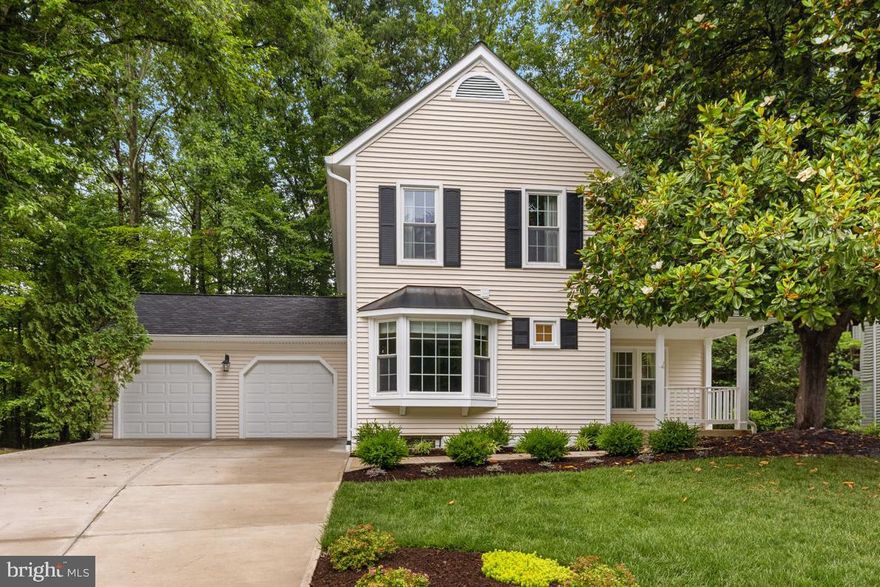 Prepare to be impressed by this fully renovated contemporary home, blending modern elegance with functional living. Boasting a modern open-concept floor plan, soaring vaulted ceilings, and skylights, the interior is flooded with natural light, creating a bright and airy ambiance throughout.

Step inside from the charming front porch into a dramatic, sun-drenched living room featuring a gas fireplace with matte granite surround and gleaming hardwood floors. The show-stopping eat-in kitchen is a chef’s dream, complete with quartz countertops, a stylish tile backsplash, oversized pot drawers, stainless steel Viking appliances, and a custom pantry.

The main-level bedroom offers exceptional flexibility—ideal for an in-law suite, guest quarters, or a private home office—with a walk-in closet and beautifully renovated full bath.

Upstairs, a striking catwalk overlooks the main level and leads to the luxurious primary suite. This serene retreat boasts hardwood floors, crown molding, a walk-in closet with custom organizers, and a stunning modern en-suite bathroom with double quartz vanities and sleek contemporary finishes.

The finished walkout lower level elevates this home even further. Enjoy a stylish custom bar with granite countertops, slide-out shelving, and a built-in wine and beverage refrigerator—perfect for entertaining. A cozy den which could be used as a 4th bedroom and another beautifully updated full bath make this level ideal for guests or multigenerational living. You'll also find a spacious craft room or executive home office outfitted with floor-to-ceiling KraftMaid cabinetry, quartz counters, two built-in desks, and a built-in filing cabinet—combining function with sophistication.

Outside, the home is nestled on an oversized, wooded 1/3-acre lot in a quiet, sought-after neighborhood. The brand-new deck overlooks a fenced area perfect for pets, while the expansive backyard extends well beyond the fence—flat, private, and pool-ready.

Additional noteworthy features: new roof and four skylights (2020), New HVAC, Thompson Creek windows, gutters and trim wrapped (2014), new garage doors (2016), new deck (2025), new concrete driveway and walk (2021), all bathroom remodeled, light fixtures replaced, hardwood floors on 3 levels, loaded with crown moldings and so much more.

With high-end finishes, custom upgrades throughout, and thoughtful attention to every detail, this move-in-ready home offers luxury, comfort, and versatility in a peaceful, private setting.

Located in the sought-after South Run Forest community, this home offers direct access to scenic Lake Mercer and a network of trails connecting you to South Run Recreation Center and Burke Lake Park. Commuting is a breeze with convenient access to Fairfax County Parkway, I-95, I-395, I-495, the VRE train station, and the Springfield Metro.

Families will appreciate the nearby bus stop serving Sangster Elementary and Lake Braddock Secondary School—just steps from your front door. Everyday errands are easy with Huntsman Shopping Center within walking distance, and for leisure and fitness, memberships are available at several nearby swim and racquet clubs.