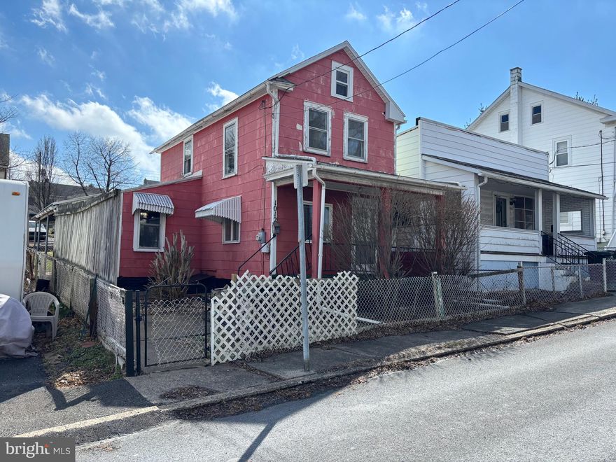 SELLER SAYS SELL!!!! ***JUST REDUCED $8,000.00*** Take advantage of this opportunity! Little Pink Houses for You and Me! Located close to state parks, Knoebels Amusement Resort and Campground and a short drive to AOAA Anthracite Outdoor Area Offroad Trail System. This home is situated on a nice lot with on street parking out front and an ample sized rear yard that extends to the street behind it where you can access the small driveway in the back of the home. Inside is a roomy kitchen and living room with newer flooring in addition to a full bath and dining room/bonus room which still needs floor covering to be installed. There are two bedrooms located on the second floor. Although this home is in need of some TLC and a fresh coat of paint outside as well as some updating inside, all utilities are functional. The exact age of the home is uncertain as the county has records dating back to 1860, but understanding of the Seller is that there was another building there that was removed and this home built 1943. This is great opportunity for a homeowner looking to build a little sweat equity or an investor looking for their next flip or buy and hold rental. MOTIVATED SELLER!!! Bring your vision and offers today!