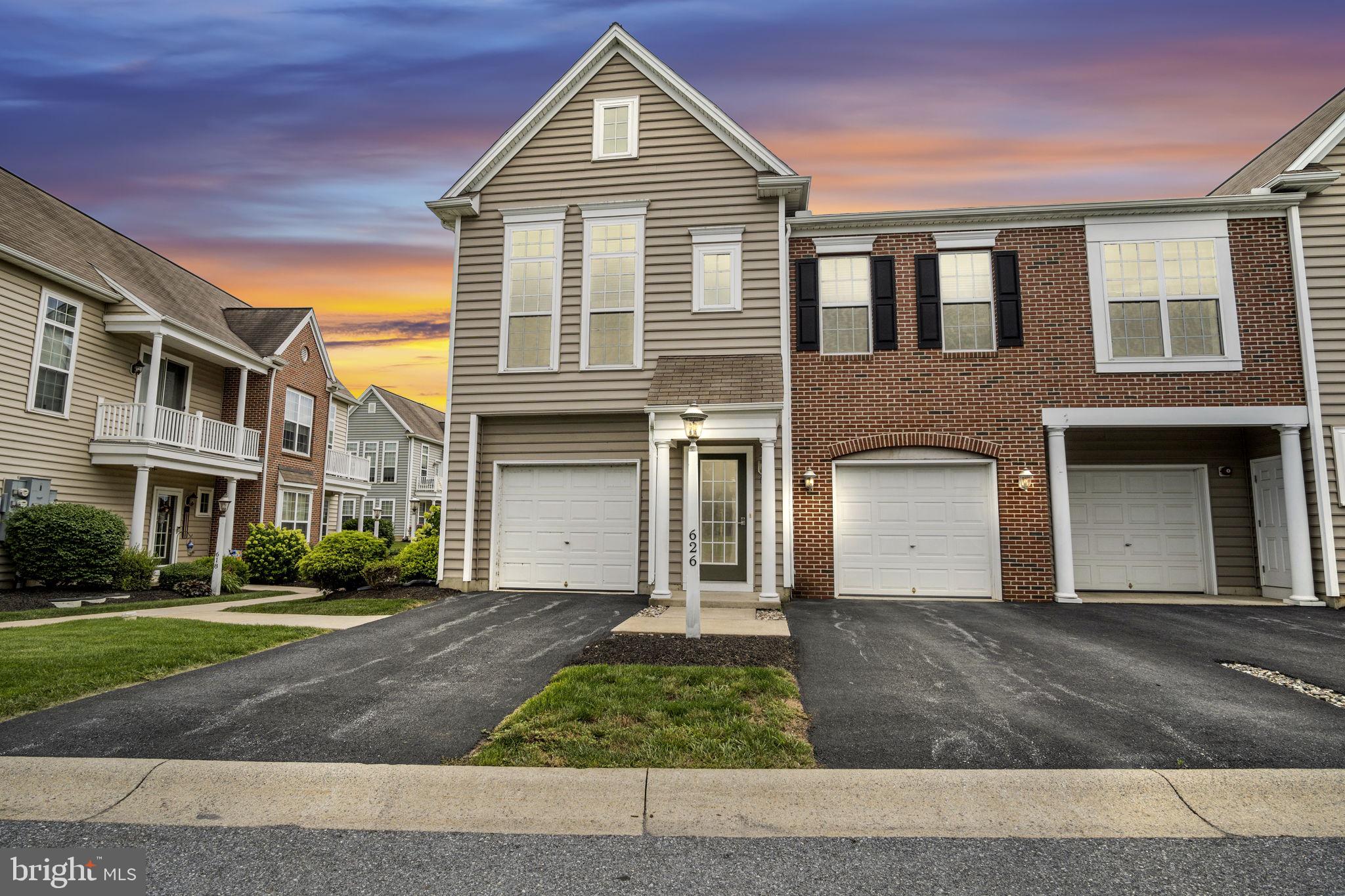 COMING SOON!!! The Ultimate in Convenience - both in location and ease of use. Move-In ready, 2 Bed, 2 Full Bath townhouse in desirable Deer Run Commons. Just minutes from Penn State Hershey Medical Center and easy access to routes 322, 283 and 76 - this is the perfect home base, no matter where your professional or personal travels take you.
After a long day, enter through the keyless entry, or from the attached, oversized garage. Unwind in the massive living room with high ceilings and tons of natural light from the large windows. The living space is part of an open design - including the kitchen with large island, dining space and a sliding glass door to your personal balcony.
Ample sized bedrooms and two full baths add to the package. And the primary bedroom provides a walk in closet and private bathroom - the perfect space to retreat, relax and unwind.
Enjoy the additional amenities in the community - Gelder park is right around the corner, complete with tennis courts, baseball and soccer fields, a pavilion, playground and more.
Don't miss out on this one! Schedule your private showing today!