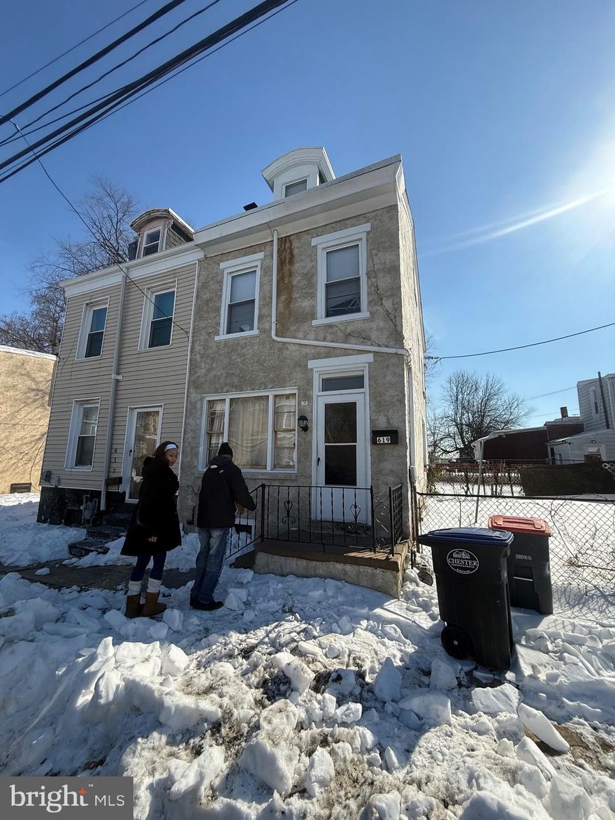 4 bedroom 1.5 bath move in ready property located at 619 W. 5th St. Chester PA 19013. Perfect for first time home buyer or an investor looking to add to their rental portfolio. Property is on lock box and easy to show.