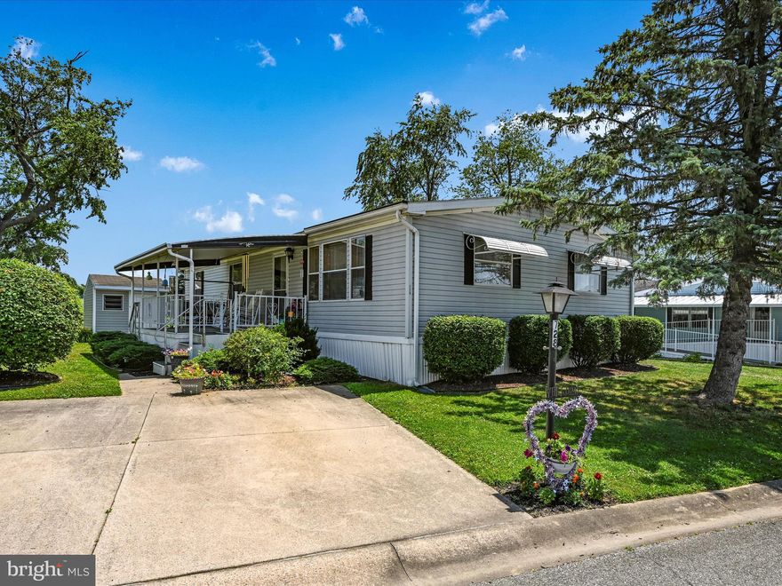 Welcome to your new home in Sunset Estate. This charming 1,400+ square-foot mobile home offers a delightful blend of comfort and convenience. Step onto the large covered porch, perfect for relaxing and enjoying the scenic surroundings. Inside, you'll find three spacious bedrooms and two well-appointed bathrooms, providing ample space for your family. The large eat-in kitchen is ideal for family meals and entertaining guests. Nestled in a serene setting, this home backs up to a picturesque working Amish farm, offering a unique and tranquil backdrop. Despite its peaceful location, you're just a short distance from all the amenities Quarryville has to offer. Don't miss the chance to make this lovely home yours!