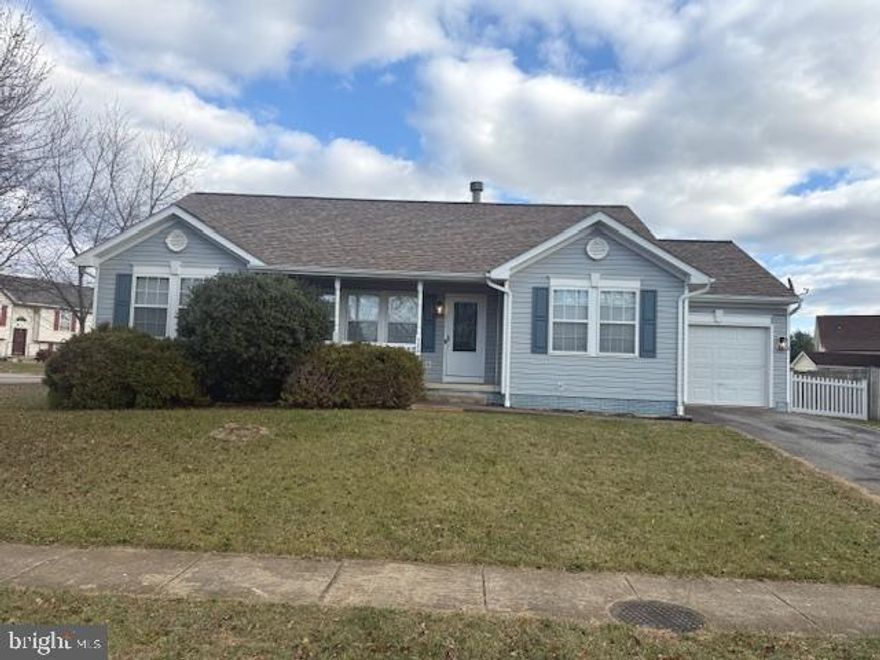 3 bedroom, 2 bath 1 car garage Rancher in sought after Crosswinds S/D. SS appliances, LVP flooring throughout, Lg. Primary bedroom with walk-in closet and full bath with dual vanities. Full unfinished basement and fenced yard. Available immediately… Schedule a tour today!!!