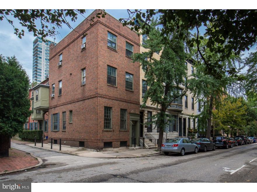 Incredible investment opportunity in a prime location. You won't want to miss this! Corner multi-unit building, with 3 parking spots (could fit 4-5) and 4 units. The 1st floor front is a vacant studio/office, connected to the rear, which is an owner occupied bi-level 2 bed, 1.5 bath with yard and separate entrance. The 2nd floor front is a 1 bedroom unit currently rented for $1280/month with a month to month lease with 60 days notice. The 3rd floor front is another 1 bedroom unit, currently rented for $1159/month on a month to month lease with 60 days notice. The 3rd floor rear is a vacant 1 bedroom unit. There are 3 parking spots, 1 owner occupied and 2 verbally rented for $170/month and $300/month, however this space could potentially fit 4-5 cars. This is fantastic opportunity in prime Rittenhouse Square location! Schedule your showing today!