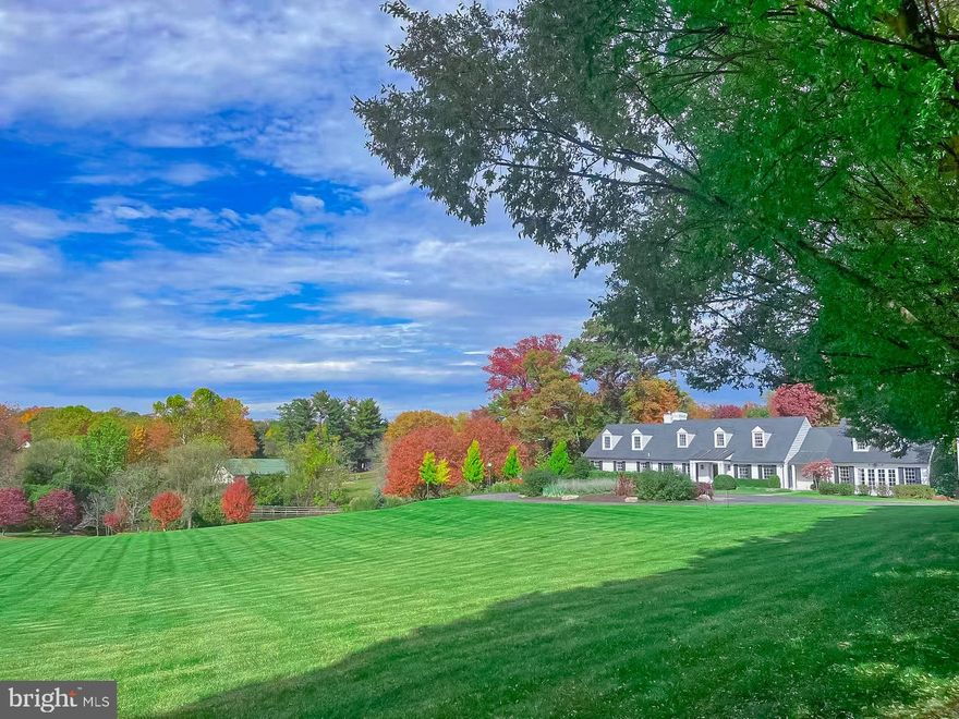 Welcome this Exceptionally rare opportunity !
Upon arrival, enchanting, remote-controlled iron gates swing open, introducing a grand driveway that leads to an awe-inspiring entrance, Sensational expanded and renovated English Williamsburg Colonial on 5 Acre lot with breathtaking views, pond and gardens, trees from almost every room to view. 
Totally 8 bedrooms and 10 full baths, and 3 half baths.  3 Car garages with a private apartment . newly updated air conditioning.  The sound system is installed both inside and outdoor the house.  
From the moment you step into the grand foyer,this home  you feel so comfortably and the floor plan is designed for both grand entertaining and comfortable, multi-generational living. 
The view form Great  room with a cathedral ceiling  is refreshing , huge walk in closet and spa bath overlooking the pond and grounds.  and sensational entertaining loggia with full bar and open to screened porch with gas fireplace on one side and pool terrace on the other, an outdoor grill and full kitchen, allowing for the ultimate outdoor living experience. Each season has a different scenery and unique charm. 
Very friendly neighborhood with convenience location to Village and restaurants major commuter routes, and top-rated schools,  this home  presents a multifaceted opportunity tailored to the most discerning buyer and house is in the stage of top notch maintenance.