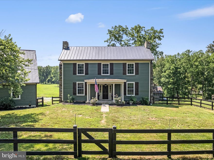 Historic Black Oak Farm: Timeless Elegance Meets Modern Luxury. 
Step into the storied past of Original Black Oak Farm, a cherished gem in Loudoun County's history. Purchased by the Charles Otley family in the 1800s, this enchanting property has been lovingly preserved and renovated with over $700,000 invested in modern finishes and thoughtful updates. The land in front of the property and behind the property is in a conservation easement so don't worry about future development. 
A Blend of History and Modernity. 
This stunning historic home boasts:
- Standing Seam Metal Roof (2025)
- Dual-zone HVAC systems (2021 & 2025)
- New windows (2021)
- Unhooked Whole House Generator
- Original Hartwood Pine Floors
- 1,200 feet of 3-board fencing along the road frontage
- Front yard wired for pets
- Completely modern electrical system
- PEX plumbing system with manifold (each faucet has its own shut-off)
- New well pump installed (2024)
- 300-foot artesian well (18 gallons per minute)
Gourmet Kitchen
- Newly renovated kitchen (2025) featuring:
    - Quartz countertops
    - White cabinets
    - Farm sink
    - Rustic backsplash
    - Stainless steel appliances
Expansive Pantry
- Huge walk-in pantry (2025) with:
    - Coffee bar perfect for morning routines
Luxurious Primary Suite
- Spacious walk-in closet
- Stunning primary bath with:
    - Elegant soaking tub
    - Double vanity
    - Huge walk-in shower with tasteful tile work and rain shower head
- Flex room perfect for an office or reading nook
Historic Charm and Character
- Original Spring House from 1869
- Three additional springs feeding into two ponds stocked with catfish and bass
- Grand Chicken Coop (192 sq ft) with predator-proof design, router, heating lamps, and incubator
- Original smokehouse (in fair condition)
Additional Features
- 1,088 sq ft garage with 1-bedroom apartment above
-Breathtaking Epoxy and stone flooring  in the basement with a      wood stove and a fireplace to keep you warm in the Winter. 
- Five working fireplaces
- FIOS installation in progress
A Rare Opportunity
Experience the best of both worlds in this historic farmhouse, perfectly blending timeless elegance with modern luxury. A true gem in Loudoun County's history, Black Oak Farm is waiting for its next chapter.