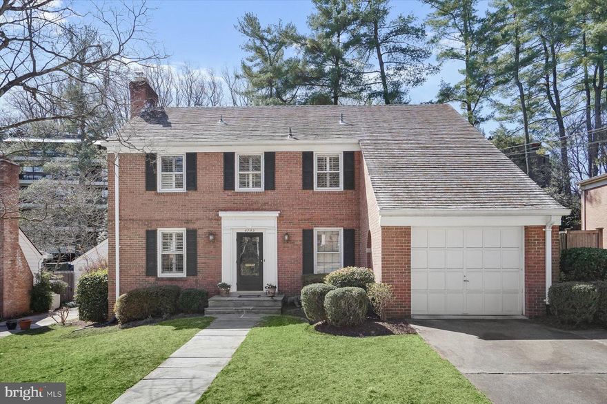 Welcome to 4703 Fort Sumner Drive! This inviting four-bedroom Colonial is nestled in a serene and sought-after section of Sumner. Its spacious layout begins with a welcoming entry and a thoughtful circular floor plan, ensuring excellent flow throughout the home. The generously sized living and dining areas provide the perfect setting for both gatherings and quiet relaxation. A once-screened porch has been expertly enclosed, transforming it into a bright and charming sitting room that offers additional versatile space to enjoy year-round. The family room, located just off the expansive eat-in kitchen, features granite countertops and stainless steel appliances. Recent updates include beautiful hardwood floors throughout the main level and a brighter, more open basement. The primary suite serves as a peaceful retreat, complete with a walk-in closet and a full en-suite bathroom. The lower level is expansive, offering ample space for a recreation room with a cozy fireplace—perfect for entertaining or unwinding. Outside, a one-car garage and an additional parking pad provide convenience and plenty of space for vehicles. With its generous living space, thoughtful upgrades, and prime location, this home is truly a rare gem in Sumner.