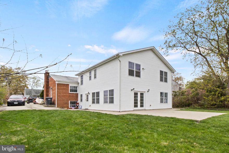 Spacious and well-maintained 3-bedroom, 3-bathroom detached home with plenty of privacy! This two-level house offers all main living spaces on the first floor, including a kitchen, living room, full bathroom, and laundry room. The upper-level features three bedrooms and two full bathrooms. Enjoy a large, lush backyard—perfect for barbecues and gatherings. All utilities are covered by the landlord, so you only pay rent and live worry-free! Ample parking for 4-5 cars. Conveniently located right off Route 1, providing an easy commute to DC and Old Town, with shopping, dining, and major retailers like Target and Walmart just minutes away. Don't miss out on this fantastic rental opportunity! There is another separately rented brick house at the front of the property; the two homes share no common spaces.