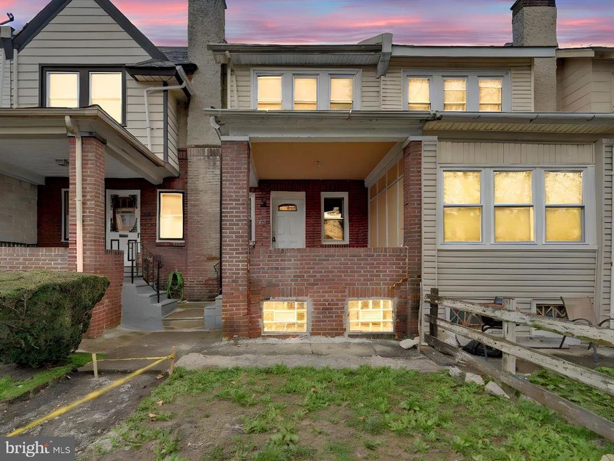 This 2-story home in Fern Rock, Philadelphia is a great opportunity for investors or buyers looking to add value with a little effort. With 3 bedrooms and 1 bathroom, this home has solid bones and plenty of potential. Located on a quiet block of a main road, it offers both peace and convenience. Public transportation is nearby, making travel easy. Inside, the hardwood floors throughout provide a strong foundation for a beautiful makeover. The partially finished basement adds extra space for storage, recreation, or future upgrades. Plus, the home is close to stores and shopping, making everyday errands simple. Bring your vision and make this home shine—don’t miss out on this exciting investment opportunity! This home is being sold as-is and buyer is responsible for the L&I.