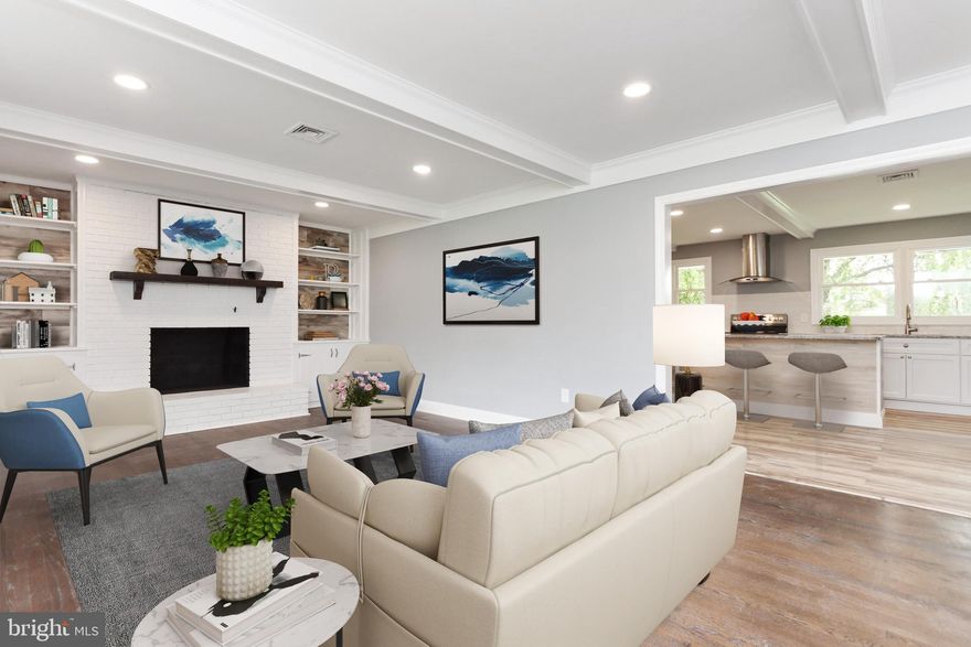 Stunning Rancher located within Westminster’s city limits but there’s NO CITY TAXES!  This Quality Built 4 Bedroom 3 Bathroom home has all the Character & Charm of homes built in the past . It has an all brick exterior, stone walkways, hardwood floors, wood beams, crown molding, wainscoting, built- in shelving and three brick wood fireplaces that have been inspected and repaired – one fireplace is even double sided. The owner managed to beautifully renovate the home with all the following modern conveniences yet he kept the Character and Charm.  It boasts a New Roof, New Windows, New Electric, New Plumbing, 2 New HVAC units, Renovated Baths and a New Gorgeous, Superior Designed Kitchen with large island, stainless appliances, granite counters and tiled backsplash. Let’s not stop there because the Lower Level can be used as an in-law suite with a Kitchen ,  New Flooring,  Renovated Bath and  it does not feel like a lower level because it is a large light filled space with  it's  Large New Windows.  Approximately 3600 square feet of finished living space!  Laundry  on both levels.  You must see this truly remarkable home!