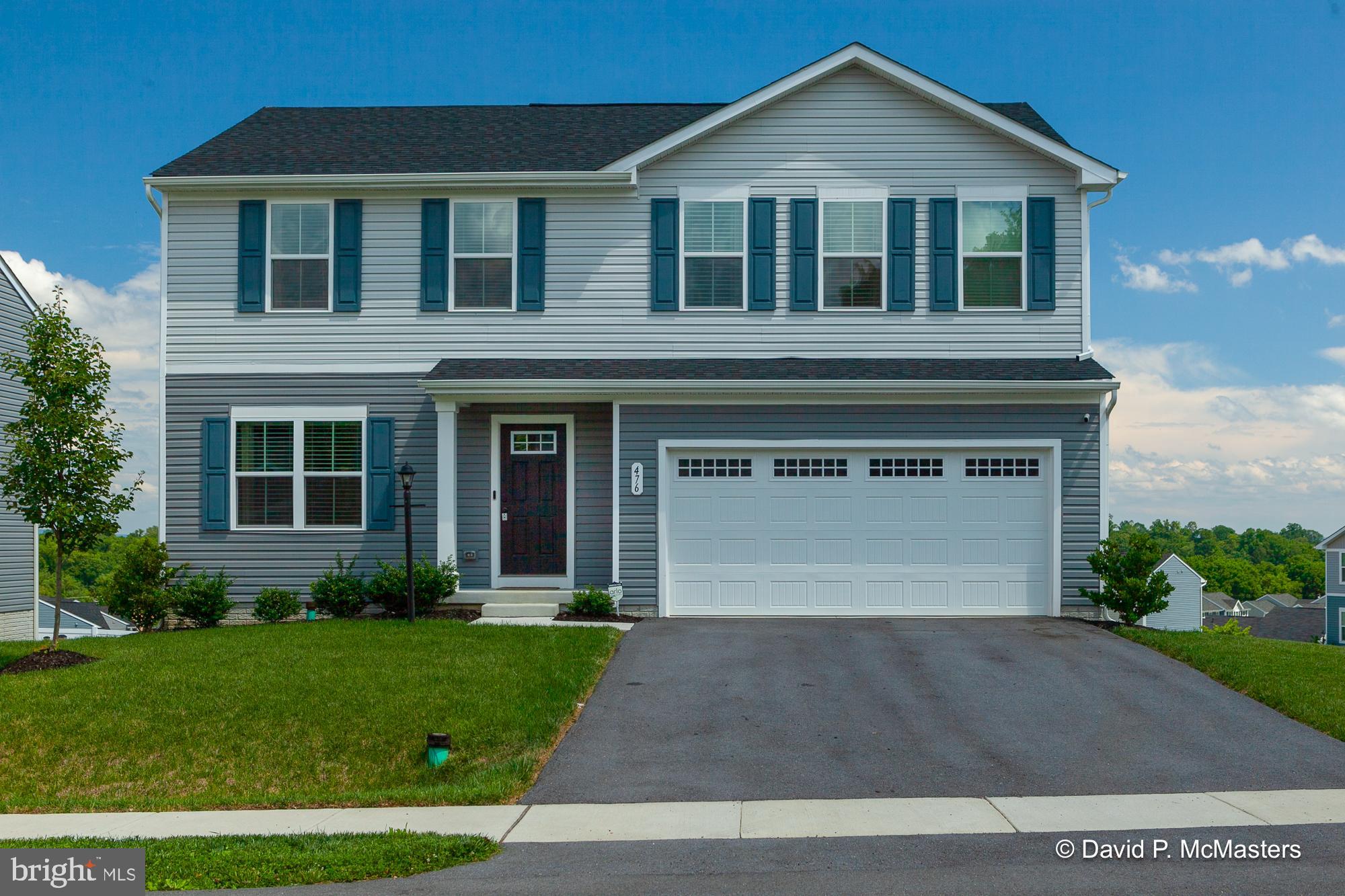 Bright and cheery, this home shows like a model and is wonderfully curated with modern touches! Take for instance the updated, gleaming white tile backsplash in the spacious kitchen with a beautiful open concept design that flows effortlessly into the upscale dining area and family room, or the composite rear deck with vinyl railings and stairs to the backyard! This home comes complete with smart home technology like wifi enabled garage door opener, thermostat and doorbell and is well suited for those seeking style and function! You'll find another room tucked away on the main level that provides a quiet and calm space for doing schoolwork or for your home office yet is convenient to the kitchen for snack breaks! Or, turn this room into a play room or bedroom/nursery for out of town guests that's away from the upper four bedrooms for privacy with a half bath close by! The upstairs boasts four huge bedrooms, most with walk-in closets! And there is plenty of space in the walkout level basement for finishing off a future rec room with plumbing already roughed in for a future bath! Situated on a corner lot near Dunkin and the DMV, and about five minutes to I-81 makes this home a great choice for commuters! MULTIPLE OFFFERS RECEIVED. ALL OFFERS ARE DUE BY MONDAY, JULY 10, 2023 AT NOON.