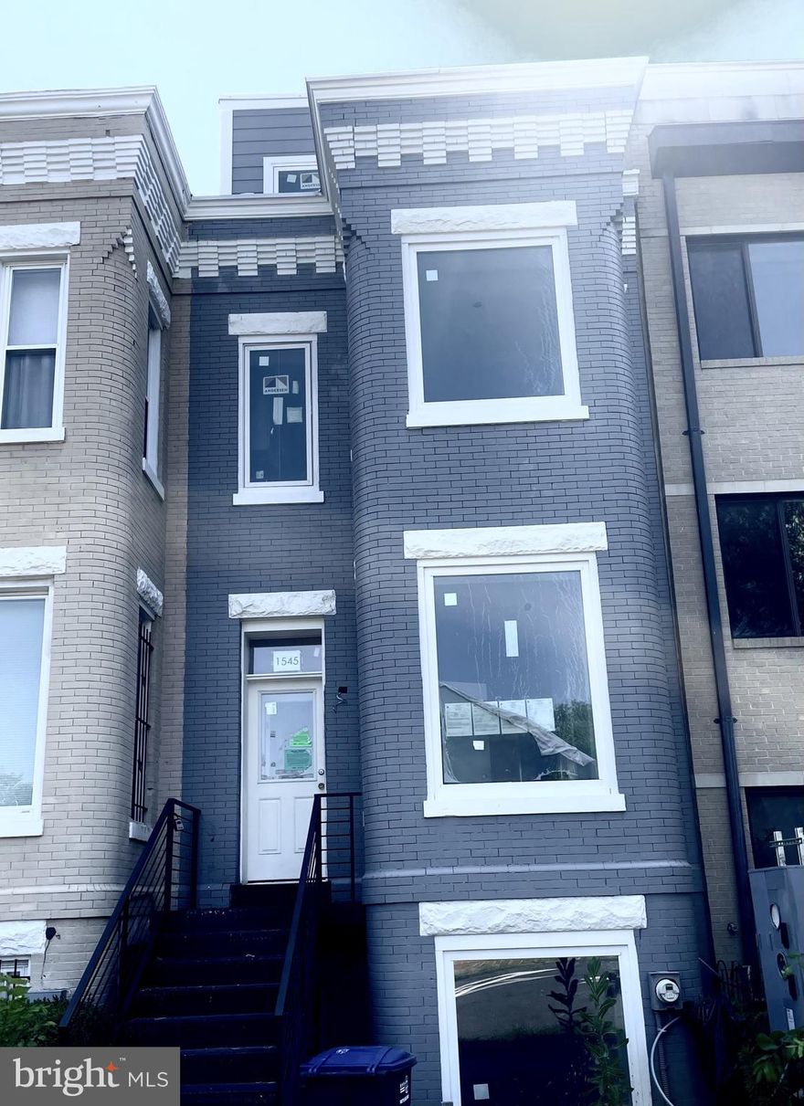 This stunning townhouse located at 1545 4th St NW, Washington, DC, offers a perfect blend of historic charm and modern luxury. Originally built in 1900, this meticulously renovated two unit property boasts a total of 4 stories, two separate 2 BD 2BA units, offering ample space for comfortable living. With a finished area of 3,464 square feet, this property is perfect for those seeking a spacious and stylish residence in the heart of the city with a rental unit for additional income..