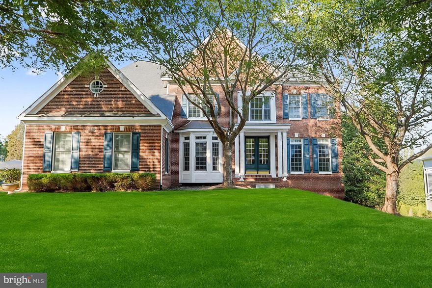 OVER HALF A ACRE HOMESITE!!!! 
Welcome to this stunning Winchester Homes Browning model, **FRESHLY PAINTED**  and professionally cleaned, nestled on a beautifully landscaped 0.53-acre lot in the desirable Lenah Run community. This picture-perfect 4-bedroom, 4.5-bath dream home backs to trees and neighborhood trails, offering a private, park-like setting with a fully fenced yard and storage shed. The main level showcases a two-story foyer, hardwood floors, elegant formal spaces, a private office with custom built-ins, and a gourmet kitchen with island, double ovens, and planning desk—opening to a bright family room with a brick fireplace. Upstairs, the luxurious primary suite features vaulted ceilings, dual walk-in closets, and a spa-like bath, along with a versatile bonus room and well-appointed secondary bedrooms. The finished walkout basement adds a large rec room, wet bar, optional fifth bedroom or gym, and full bath. Additional highlights include a 3 CAR oversized garage, whole-house central vacuum, and close proximity to community pool, walking trails, and major commuter routes. A perfect blend of elegance, comfort, and convenience—this home truly has it all!