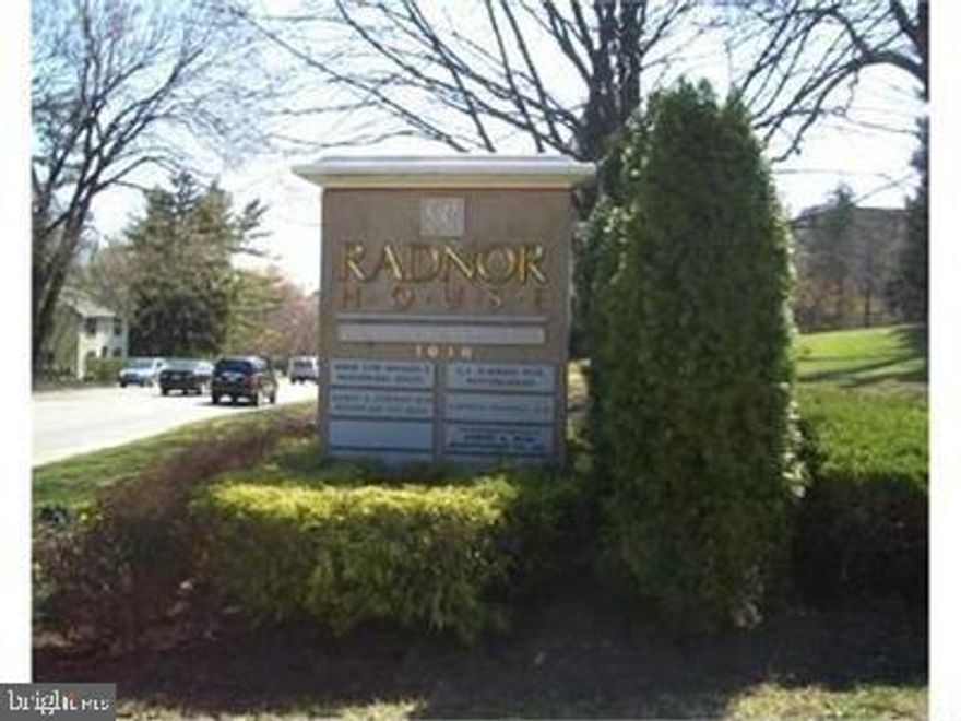Perfect location. Walking distance to training station; Close the Bryn Mawr shopping center;  Next the Villanova University; Great Balcony;  The best and greatest view; Exceptionally good swimming pool;  Lux condo. Good size two bedrooms;  With good renovation just done and we will upgrade to meet buyer's requirements; Price much lower than the market price. US real estate is hot. Grab this before price shoots up. Highly motivated to sell.