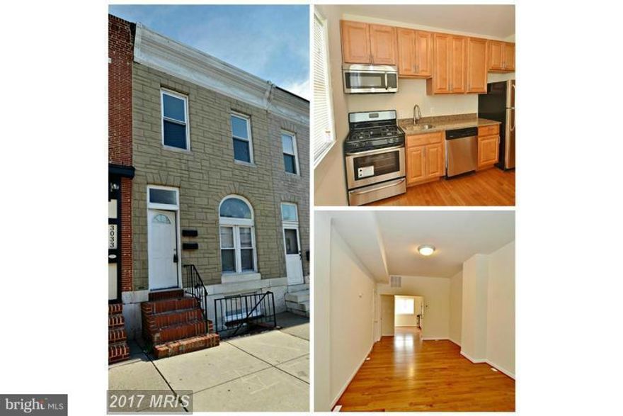 MULTI FAMILY BUILDING IN PATTERSON PARK. 3 one bedroom apartments (currently zoned for 2 units). Each unit renovated with updated kitchen, baths, and separate HVAC units. GREAT LOCATION in area with rapidly rising prices. Close to Johns Hopkins Hospital. Possible parking pad. Ground rent to be verified.