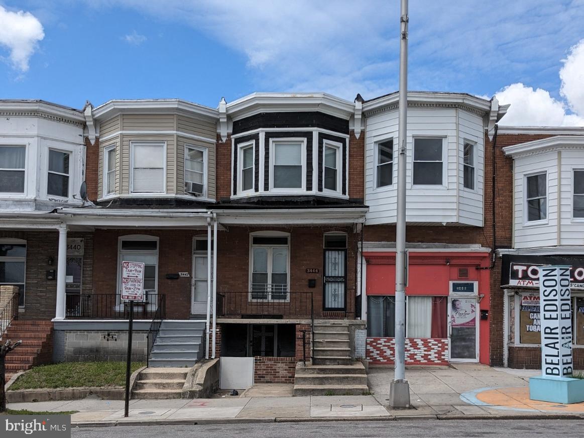 Welcome to 3444 Belair Rd. This mixed use property is an Investors Dream. The upper unit has 3br, 1.5 bath, granite counter tops, Island with extra storage, stainless steel appliances and much more.
This unit has a long term Voucher tenant paying $1850 per month. This tenant renewed the lease year in April 2025 and has been a model tenant.
The lower level is zoned as Commercial. This unit has a tenant paying $650 per month and signed a new lease April 2025. This tenant is seeking a long term lease. The commercial space operates as retail, hair and esthetician services.
TENANTS ARE RESPONSIBLE FOR ALL UTILITIES
SHOWINGS ARE BY APPOINTMENT ONLY AND REQUIRE 2 HOURS NOTICE. SERIOUS INVESTORS ONLY.