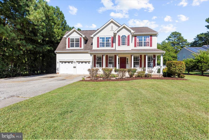 Welcome to 18394 Chestnut Street in Lexington Park. This spacious colonial offers over 2,800 square feet of finished living space across three levels and sits on a large, flat lot that provides plenty of room for outdoor activities, gardening, and entertaining.

The bright living room with fireplace opens to the kitchen and breakfast nook, with sliders leading to the deck. The well-appointed kitchen features stainless appliances, generous counter space, and ample cabinetry. A convenient laundry room and half bath complete the first floor.

Enjoy quiet evenings or gatherings with friends on the deck overlooking the expansive yard.

Upstairs you’ll find a generous primary suite with private bath, a second oversized bedroom, two additional bedrooms, and two full baths. The finished basement adds even more living space with a large recreation room, private office, full bath, and storage.

The property also includes a one-car garage/shop with electric is ideal for car enthusiasts or hobbyists. A front yard irrigation system helps keep the lawn green year-round, and a generator hook-up provides peace of mind with backup power for half the home.

This home is being sold As-Is, offering buyers an excellent opportunity to add their own updates while enjoying a solid, well-maintained property in a desirable location close to Patuxent River Naval Air Station, schools, shopping, and only 2 miles to Elm Beach on the Chesapeake Bay.