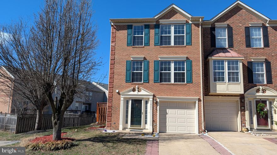 Amazing opportunity to own this beautiful 3-level brick end-unit townhouse—one of the largest models in the Glen. This home features 4 bedrooms (including a first-level office that can be used as a bedroom) and 2.5 bathrooms. Hardwood floors in the living room and ceramic tile in the kitchen. The eat-in kitchen offers granite countertops and plenty of space. Enjoy outdoor living with a second-level deck, patio, and fenced backyard. Located in a nice neighborhood close to shopping, restaurants, and commuter lots for easy commuting. Recent updates include fresh paint, Water heater (2021), Roof (2024), and HVAC (2024).  Assigned parking spots (#12751)