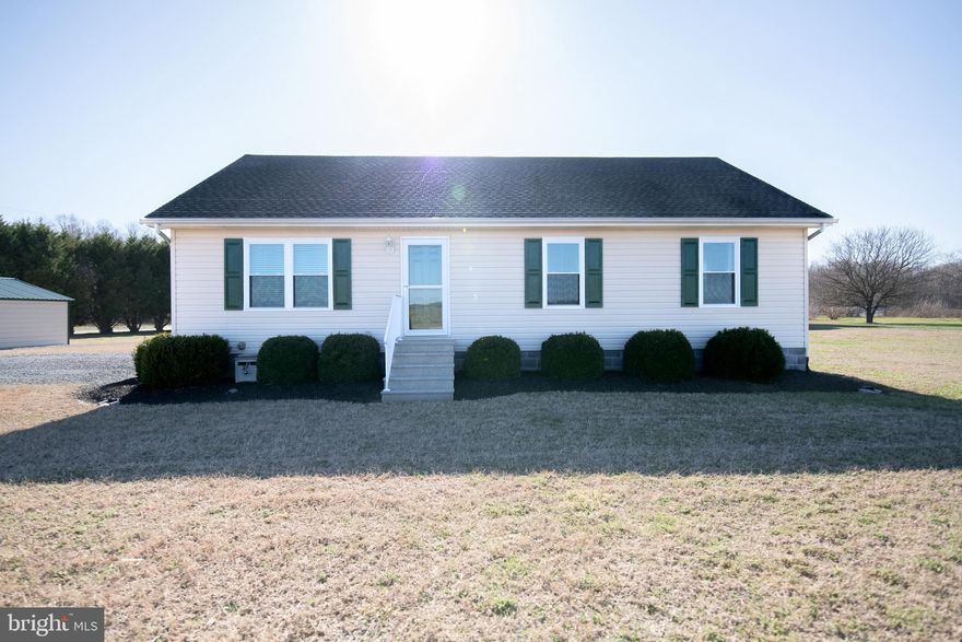 Discover this beautifully updated 3-bedroom, 2-bathroom rancher situated on a generous 1.28-acre corner lot in Preston, Maryland. Boasting 1,200 sq. ft. of comfortable living space, this home features newer flooring, fresh interior paint, and modern appliances for a move-in-ready experience.
Enjoy an open and inviting layout with surround sound throughout the house, perfect for entertaining. The property includes a 2-car carport and a detached workshop, ideal for hobbies or extra storage. A security system adds peace of mind.
Don't miss this opportunity to own a well-maintained home with plenty of outdoor space and modern conveniences. Schedule your showing today!