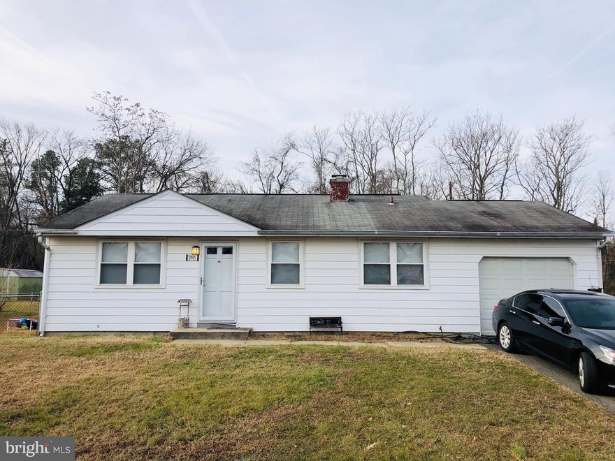 Beautifully kept rambler home with garage sitting on a spacious fenced in yard. This 3 bedroom, 1 bathroom home is a low maintenance charm in Bryans Road, MD that gives you the peace of being away from the city life but close and easy enough to get where you need to go. With a connected garage, come and go without having to hassle with the weather conditions and when its nice outside enjoy the spacious yard for outdoor activities. This home is also USDA 100% financing eligible!