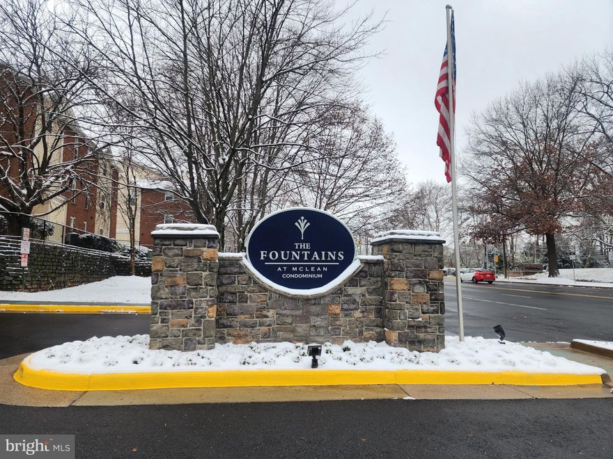 Live steps from everything Tysons has to offer in this charming, updated 1BR/1BA at the Fountains at McLean.  Bright, first-floor residence offers effortless, resort-style living! Located directly across from the Community Center, you’ll have a full gym, sauna, club rooms, and the pool practically at your doorstep—not to mention two parking spaces: one directly across from the elevator. The home’s smart layout includes an upgraded kitchen with granite counters and a breakfast bar, a comfortable living room that opens to a dedicated dining space and a large balcony with extra storage. The bedroom offers a ceiling fan, generous walk-in closet, and private access to a stylishly updated bath. In-unit laundry and great closets add to the easy, everyday convenience. Moments to Tysons Galleria, Tysons Corner Center, I-495, and metro access—this home delivers exceptional comfort, amenities, and convenience in an unbeatable location. Pets okay on a case-by-case basis. Must complete on-line application via Long and Foster’s website.