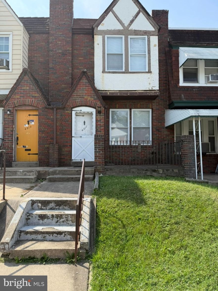 Discover a prime investment opportunity in the heart of the Frankford neighborhood with this charming Colonial townhouse, built in 1931. This interior row home boasts 1,152 sq. ft. of living space, featuring three spacious bedrooms and two full bathrooms, making it an attractive option for renters seeking comfort and convenience. The property showcases classic brick construction and hardwood flooring, offering a timeless aesthetic that appeals to a wide range of tenants. The partially finished basement provides additional space for storage or potential rental enhancements, increasing overall value. A cozy fireplace adds character and warmth, enhancing the living experience. With a lot size of just 0.03 acres, maintenance is manageable, allowing for a focus on maximizing rental income. The detached rear-entry garage and on-street parking options provide convenience for residents, a key factor in tenant satisfaction. Located in a vibrant community, this property is poised for appreciation, making it an ideal addition to any investment portfolio. The average condition of the home presents an opportunity for value-add renovations, which can significantly boost rental rates and overall returns. Investors will appreciate the potential for steady cash flow in a desirable area, coupled with the long-term growth prospects of this well-located townhouse. Don't miss out on this chance to secure a solid investment in a thriving neighborhood!